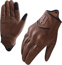 Harssidanzar Womens Goatskin Motorcycle Gloves