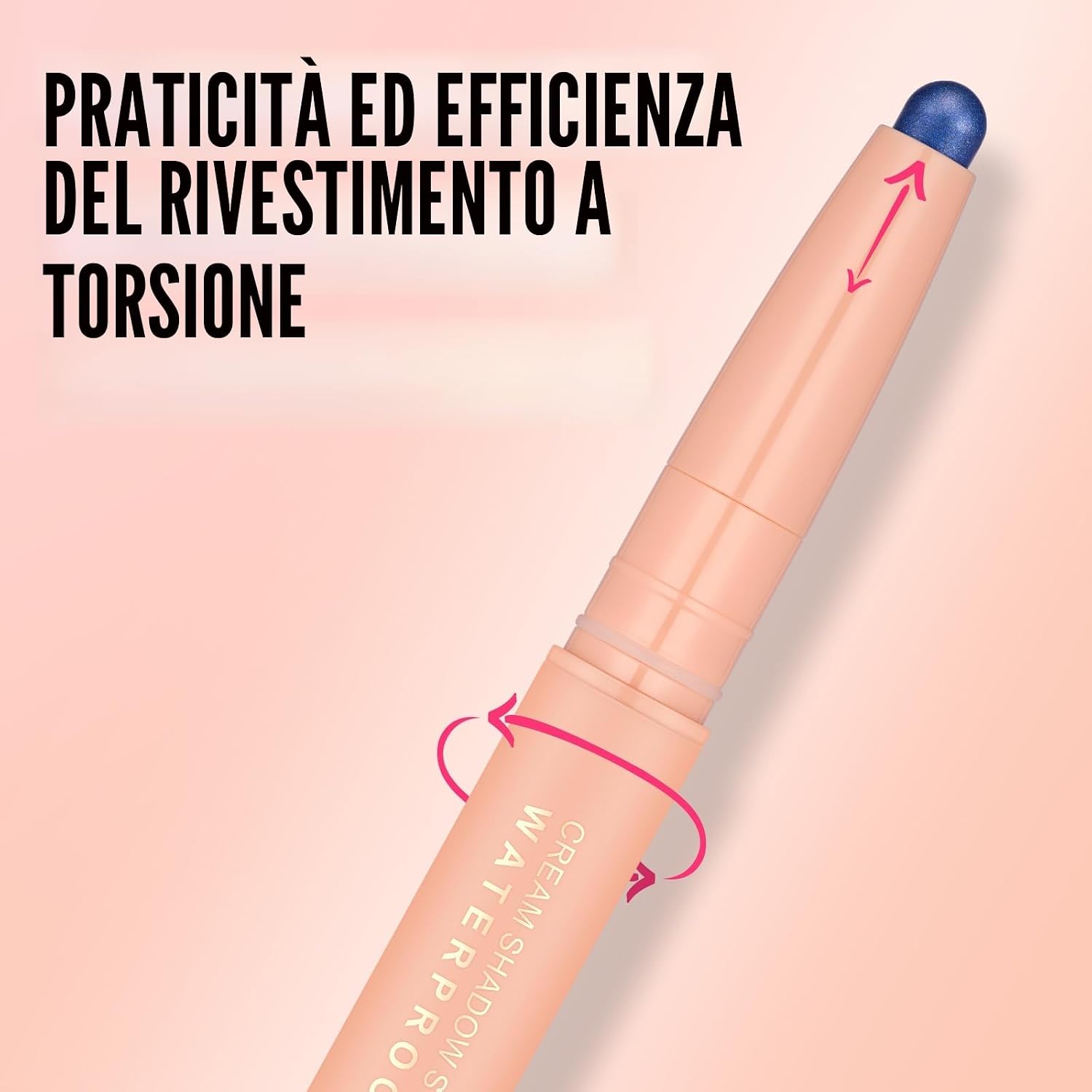 Detalle de Oulac Ombretto in Stick Grigio Hollywood Dream (3,8 g) ad alta pigmentazione, finitura metallica e waterproof
