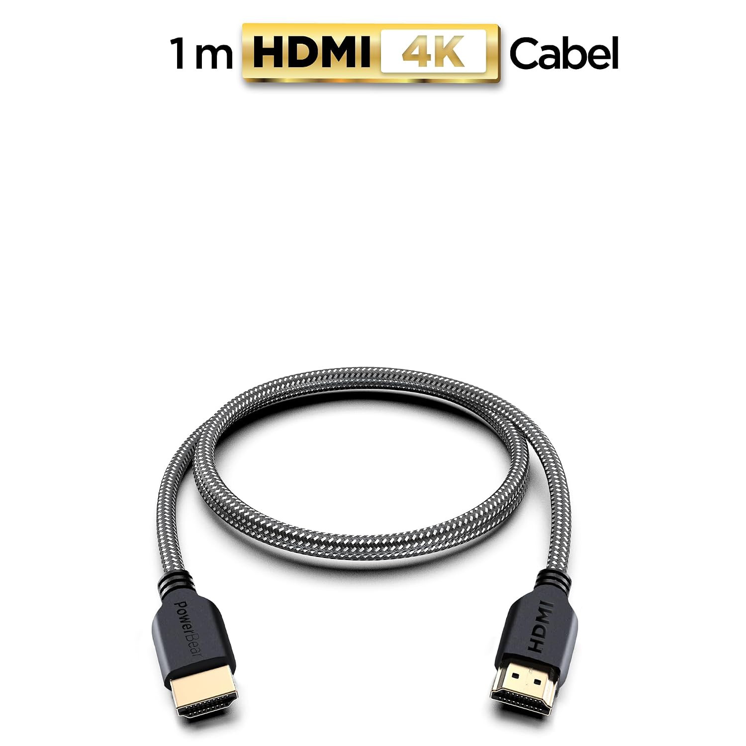 Detalle 2 de PowerBear HDMI 4K 10 ft braided cable