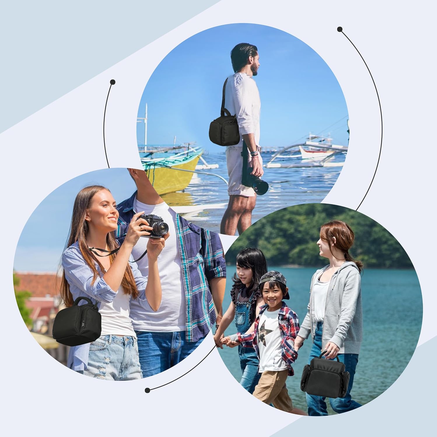 Thumbnail 6 de Winning Camera Bag: Waterproof, Shockproof Single Shoulder DSLR Case