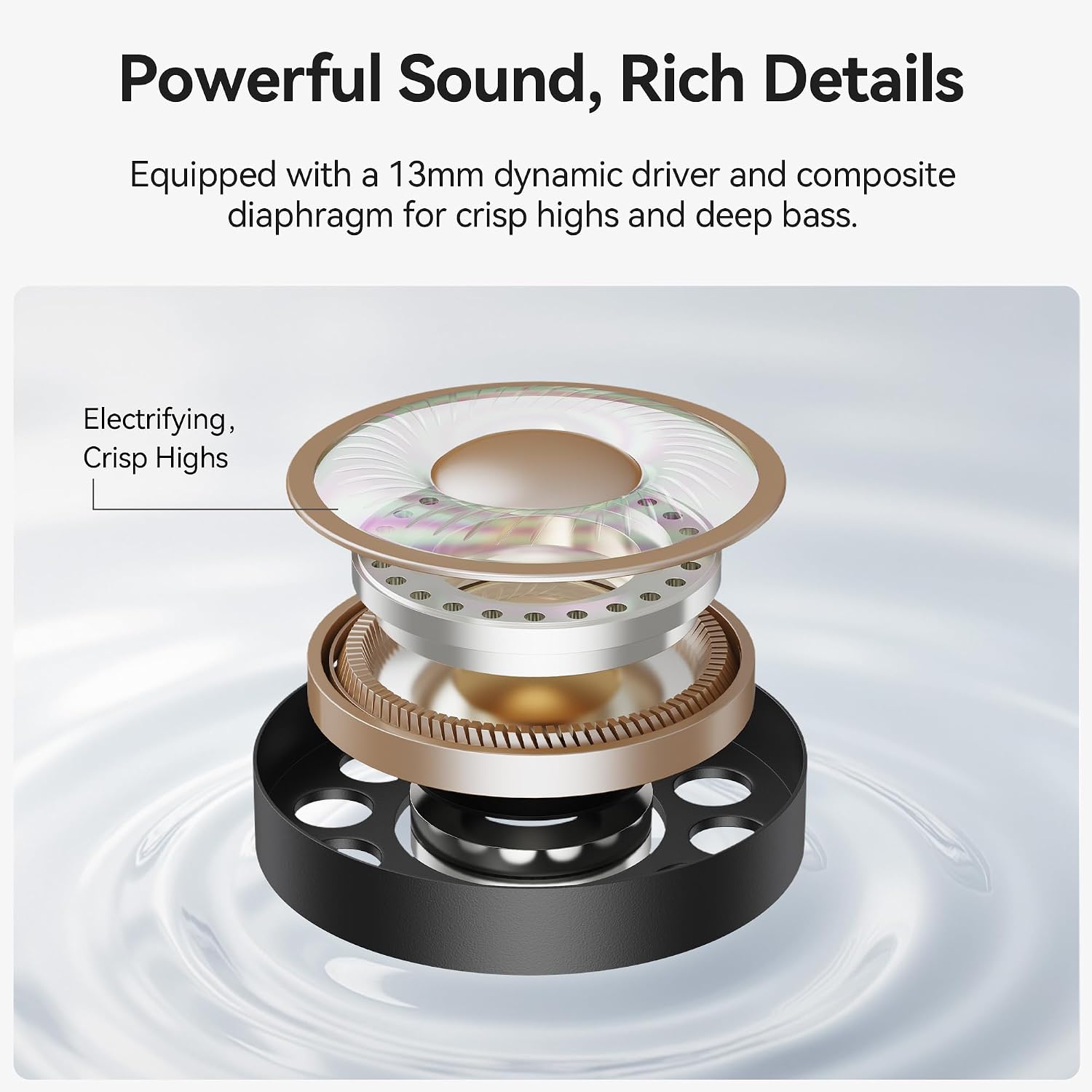Thumbnail 6 de BUGANI True Wireless Open-Ear Clip Earbuds, Bluetooth 6.0, IPX5, 24-Hour Playtime