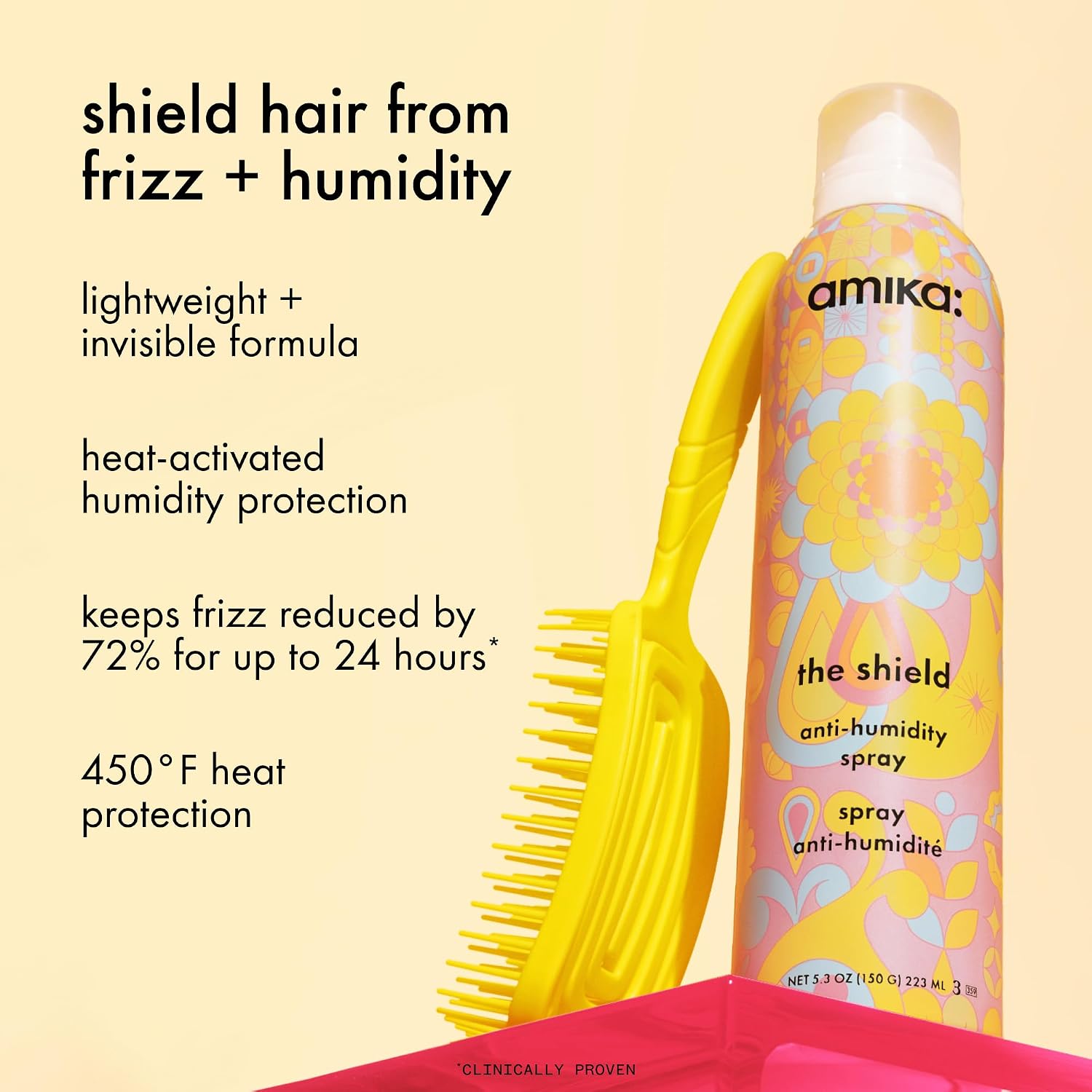 Thumbnail 1 de amika AM50.13952 The Shield Anti-Humidity Spray with Heat and UV Protection