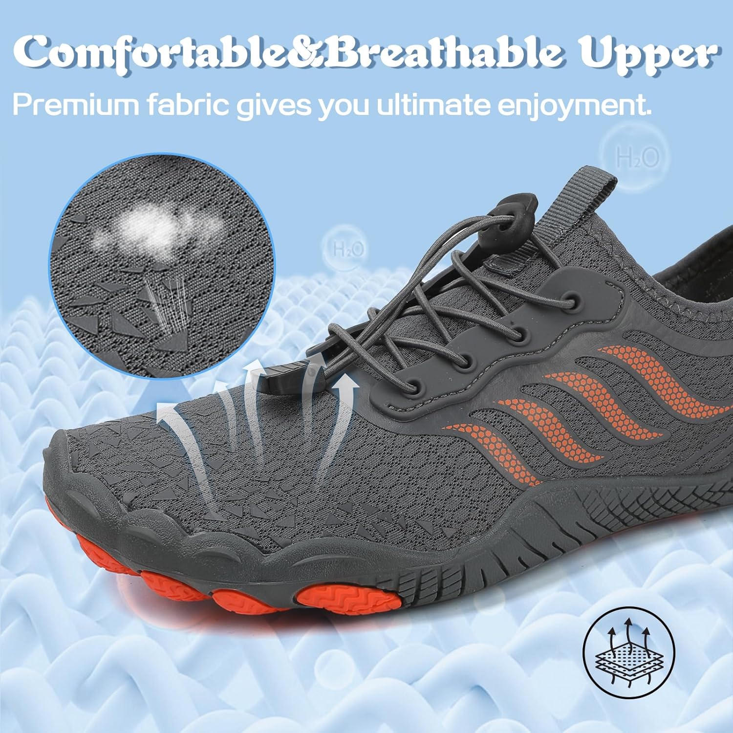 Thumbnail 4 de Hanani Badeschuhe Wasserschuhe – Barfußschuhe für Herren & Damen, Aquaschuhe für Strand, Schwimmen, Surfen