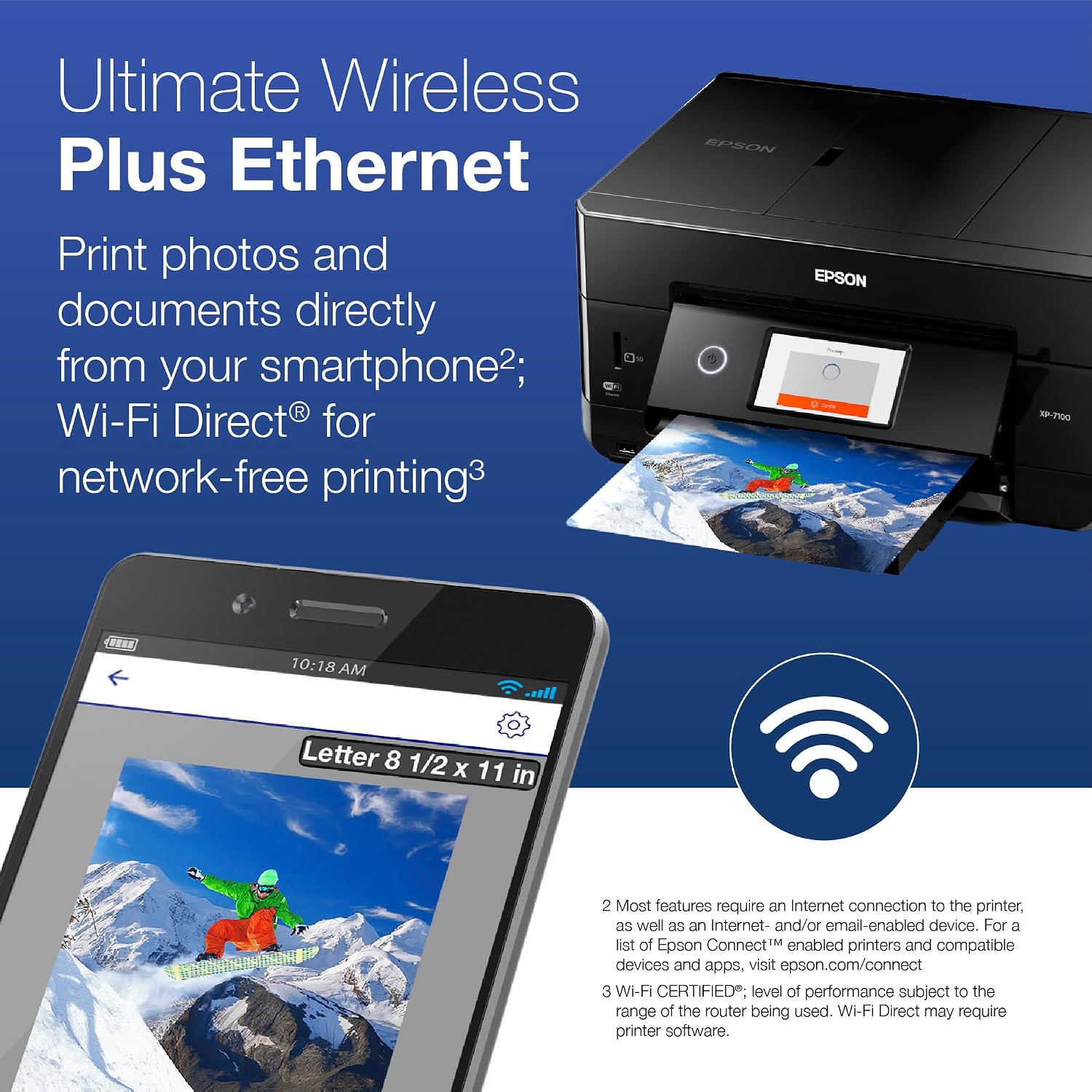Thumbnail 5 de Epson all-in-one inkjet printer XP-7100
