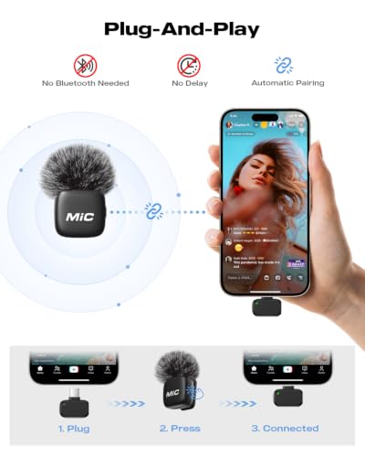 Detalle 2 de WARM BOX Wireless Lavalier Microphone Kit for iPhone, iPad and Android
