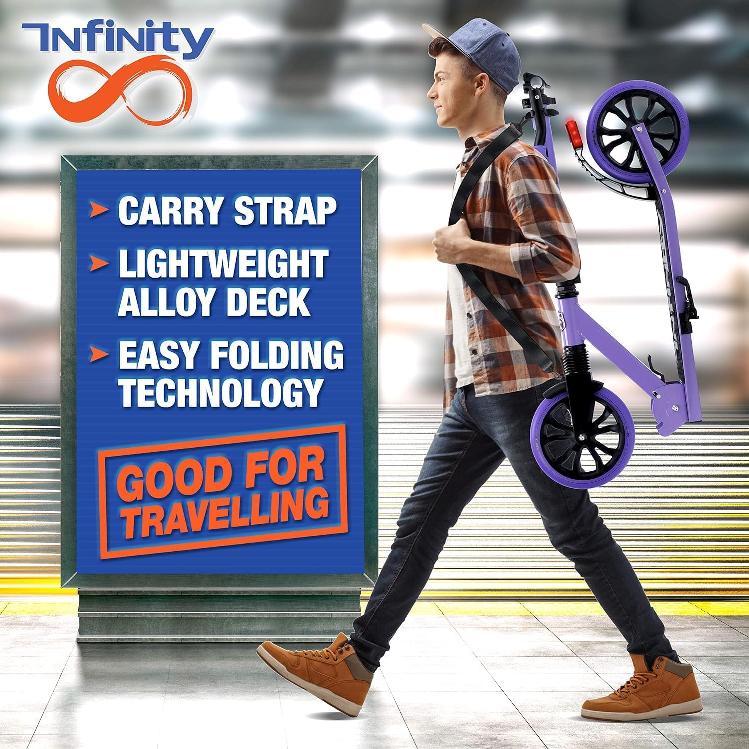 Thumbnail 6 de SereneLife Folding Kick Scooter: Lightweight, Adjustable and Ready for Indoor or Outdoor Use