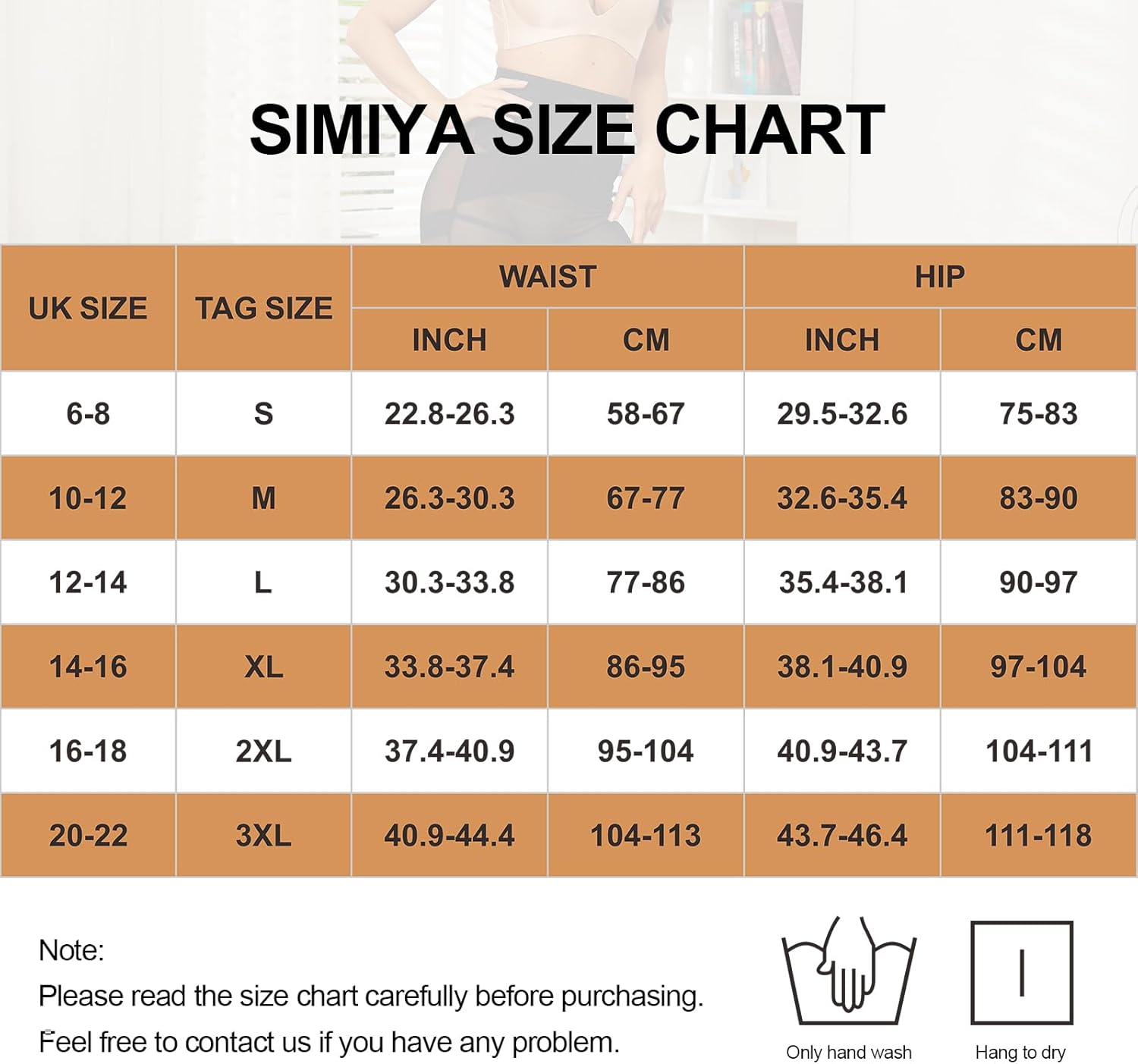Detalle de SIMIYA Tummy Control Knickers: High Waisted Shapewear for Women