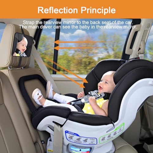 Detalle 2 de AiQInu Specchietto Retrovisore per Bambini auto nero