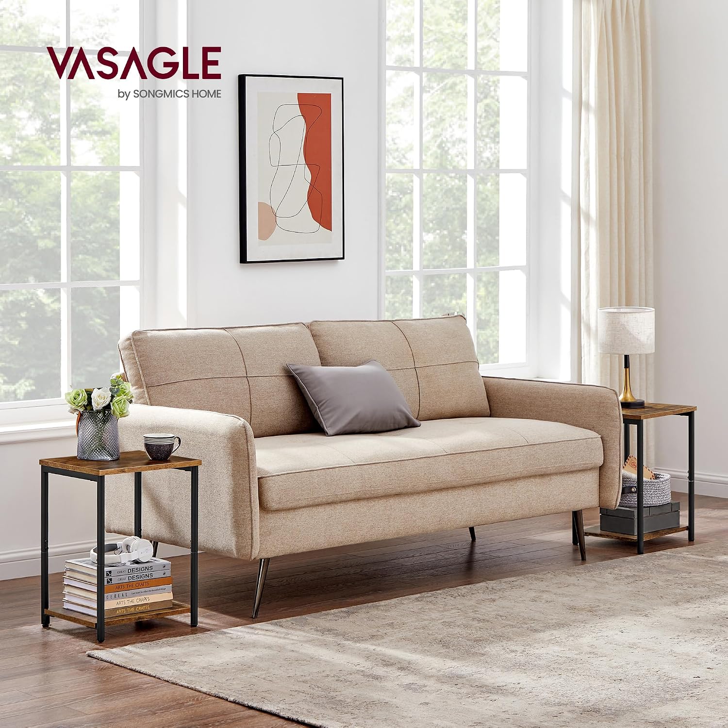 Detalle de VASAGLE Side Tables Set of 2
