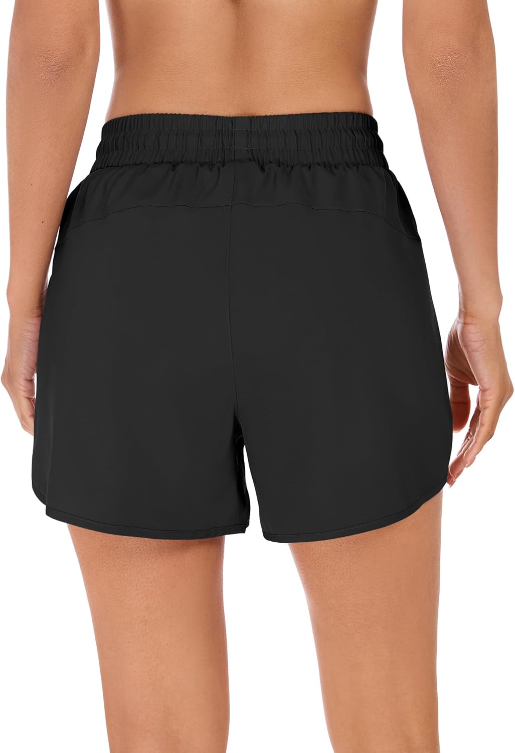 Thumbnail 1 de StylSense Women's 2 in 1 High Waist Quick Dry Running Shorts with Zip Pockets
