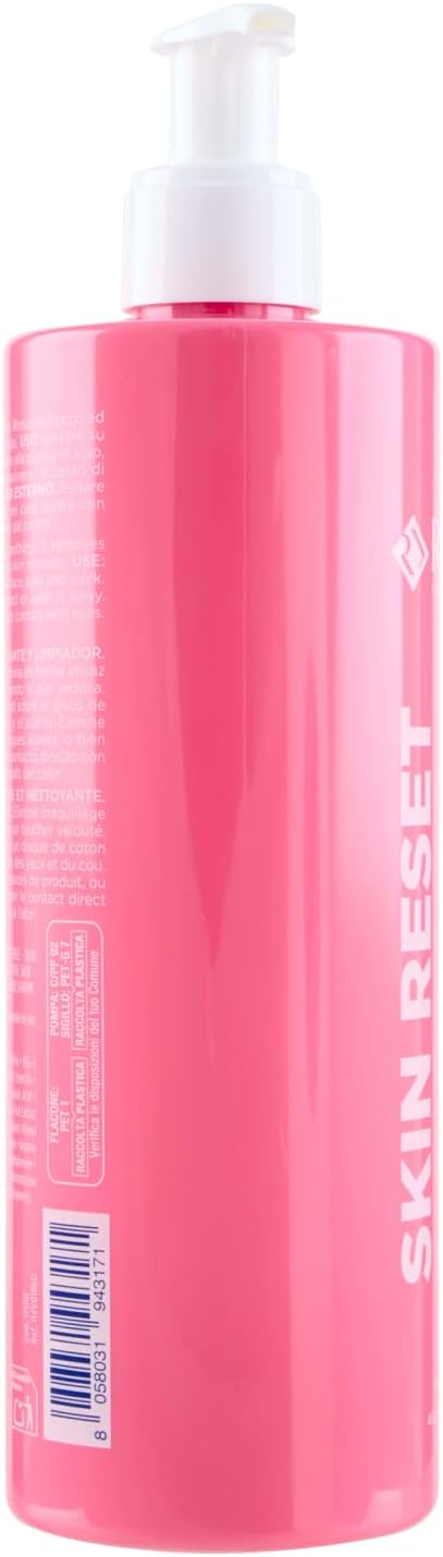 Detalle 1 de Rilastil Skin Reset Olio Latte Struccante Detergente 400 ml — Detergente nutriente, emolliente e lenitivo con Burro di Karité, Omega 6-9 e Acido Ialuronico