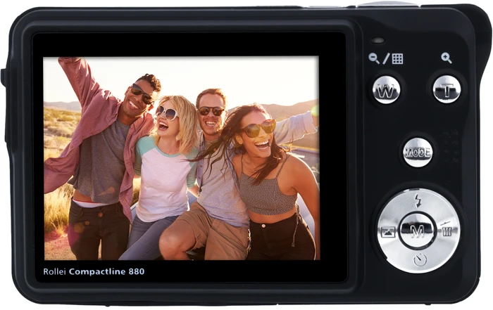Detalle 2 de Rollei Compactline 880 – kompakte Alltagskamera mit Autofokus und Full HD-Video