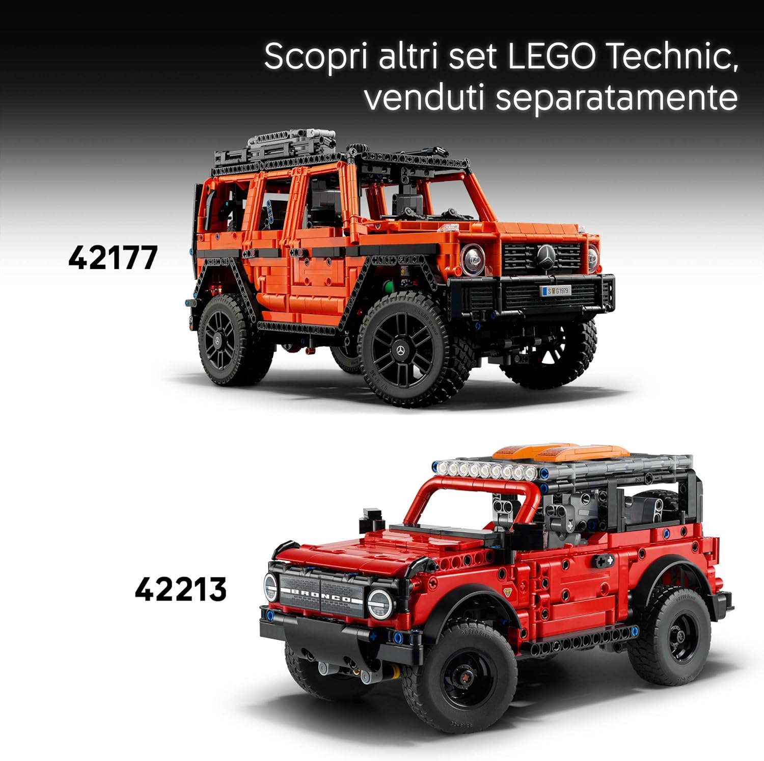 Thumbnail 6 de LEGO Technic SUV Jeep Wrangler Rubicon 42227 — Avventura fuoristrada con motore V6, sterzo e sospensioni