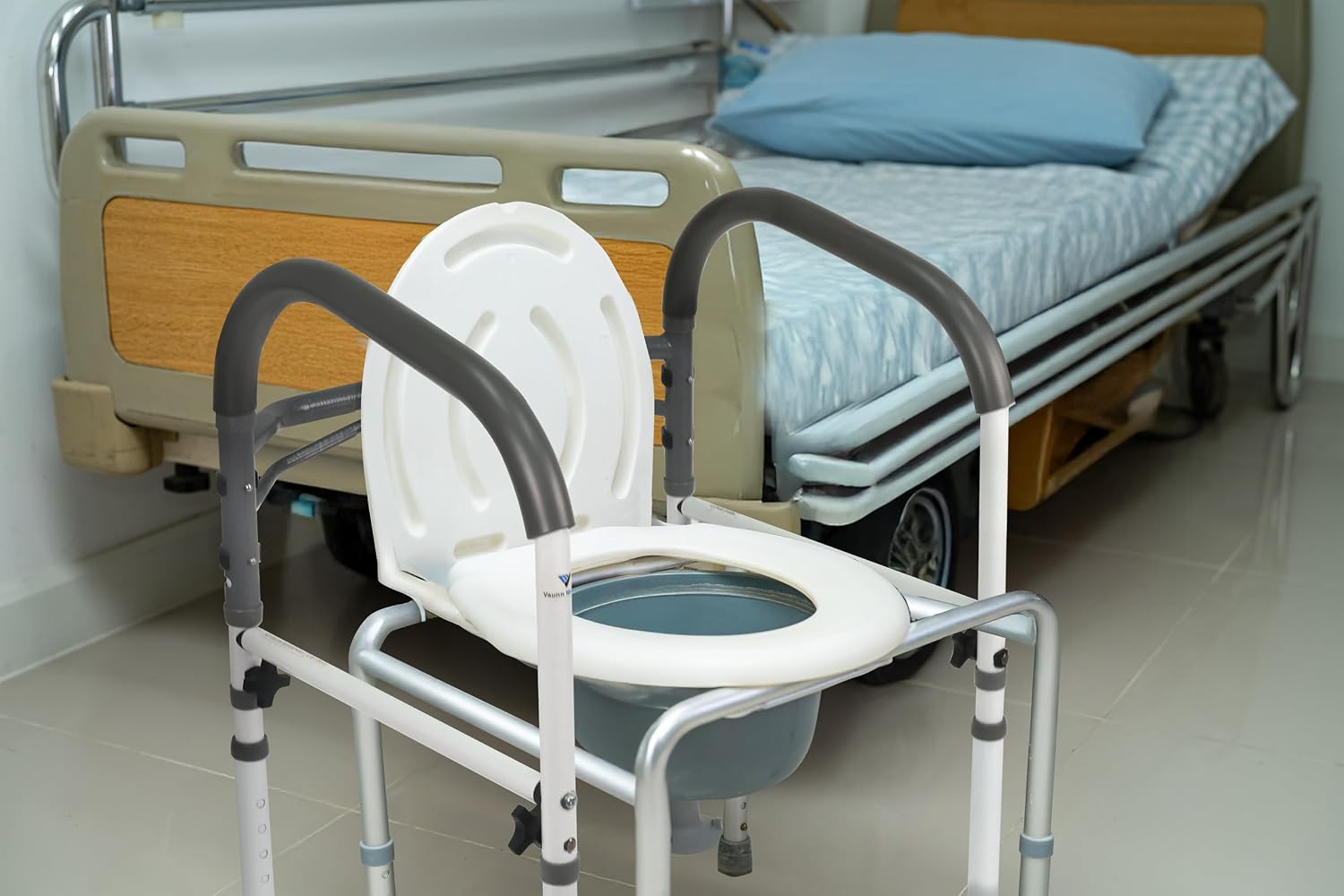 Thumbnail 6 de Vaunn 10710-OG Adjustable Toilet Safety Rail, Foldable Steel Frame