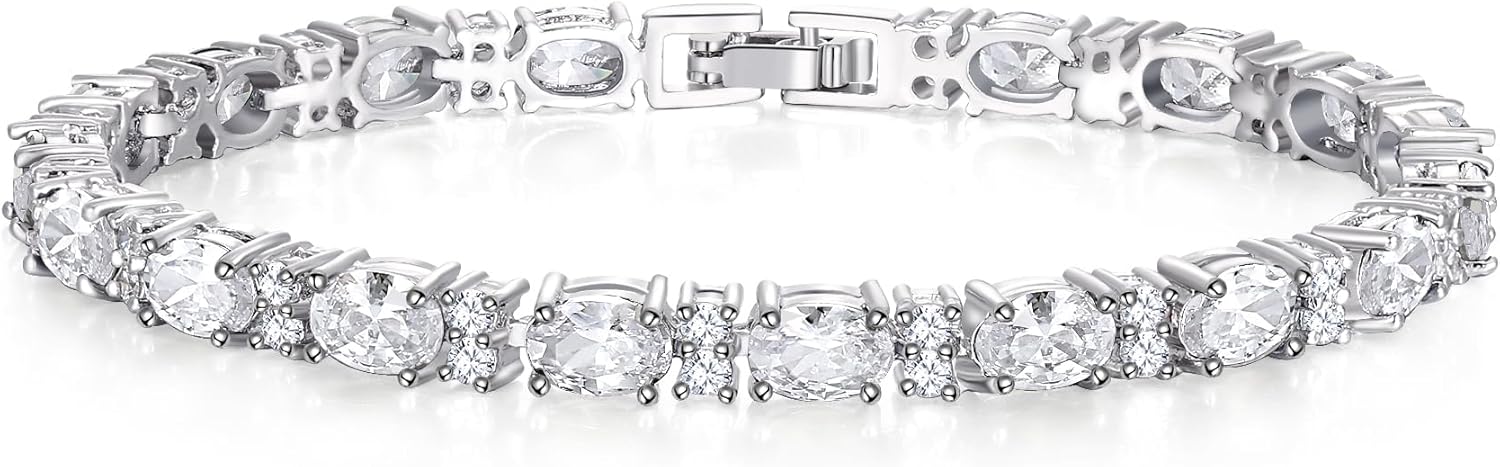 Thumbnail 5 de EVER FAITH Damen Armband mit Zirkonia (Full Bling) – elegant, 18,5 cm