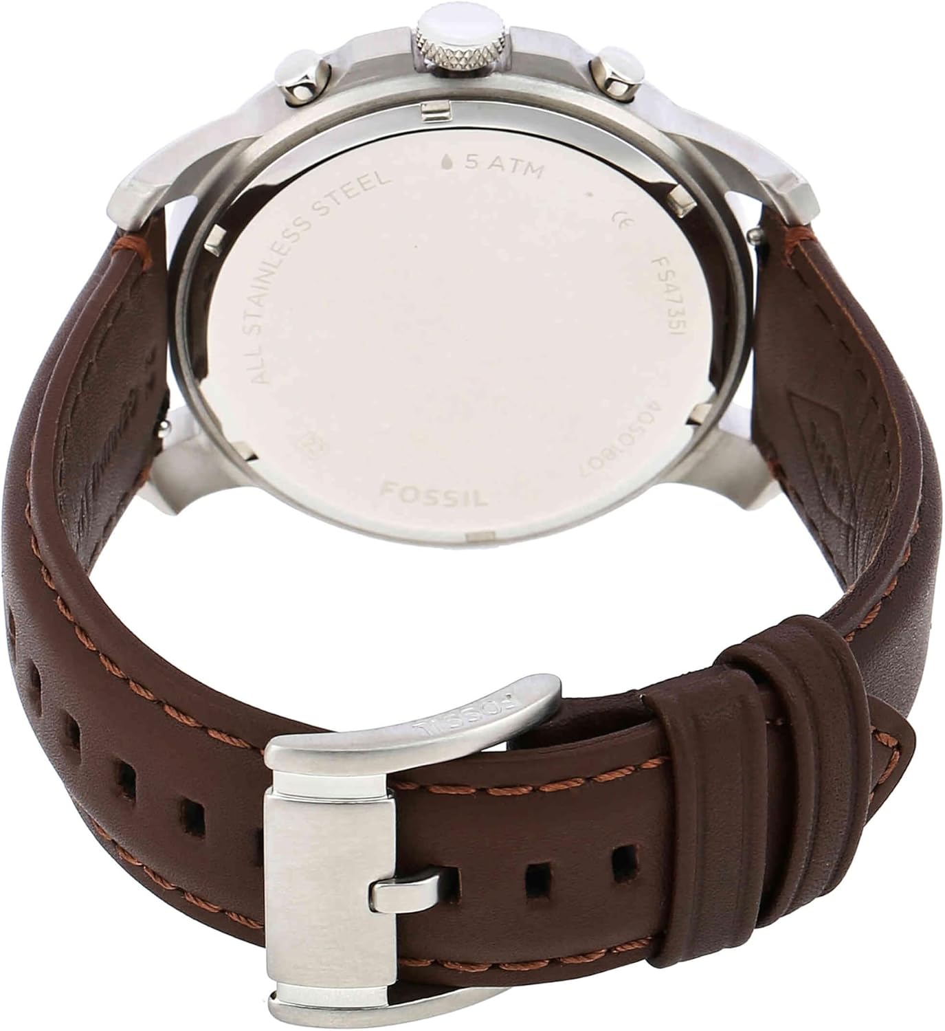 Detalle 2 de Fossil Grant orologio da uomo: cronografo al quarzo con scelta tra bracciale in acciaio o cinturino in pelle