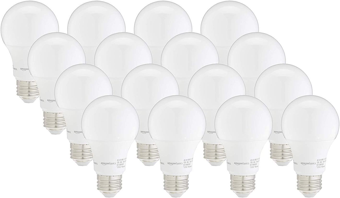 Detalle de Amazon Basics A19 LED 9W Bulbs