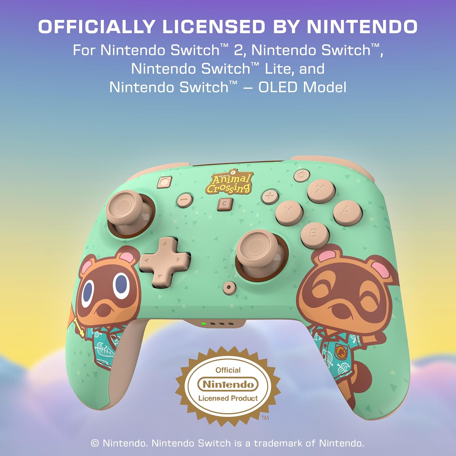 Thumbnail 4 de Turtle Beach TBC-8105-55 Rematch Wireless Controller, Animal Crossing RGB