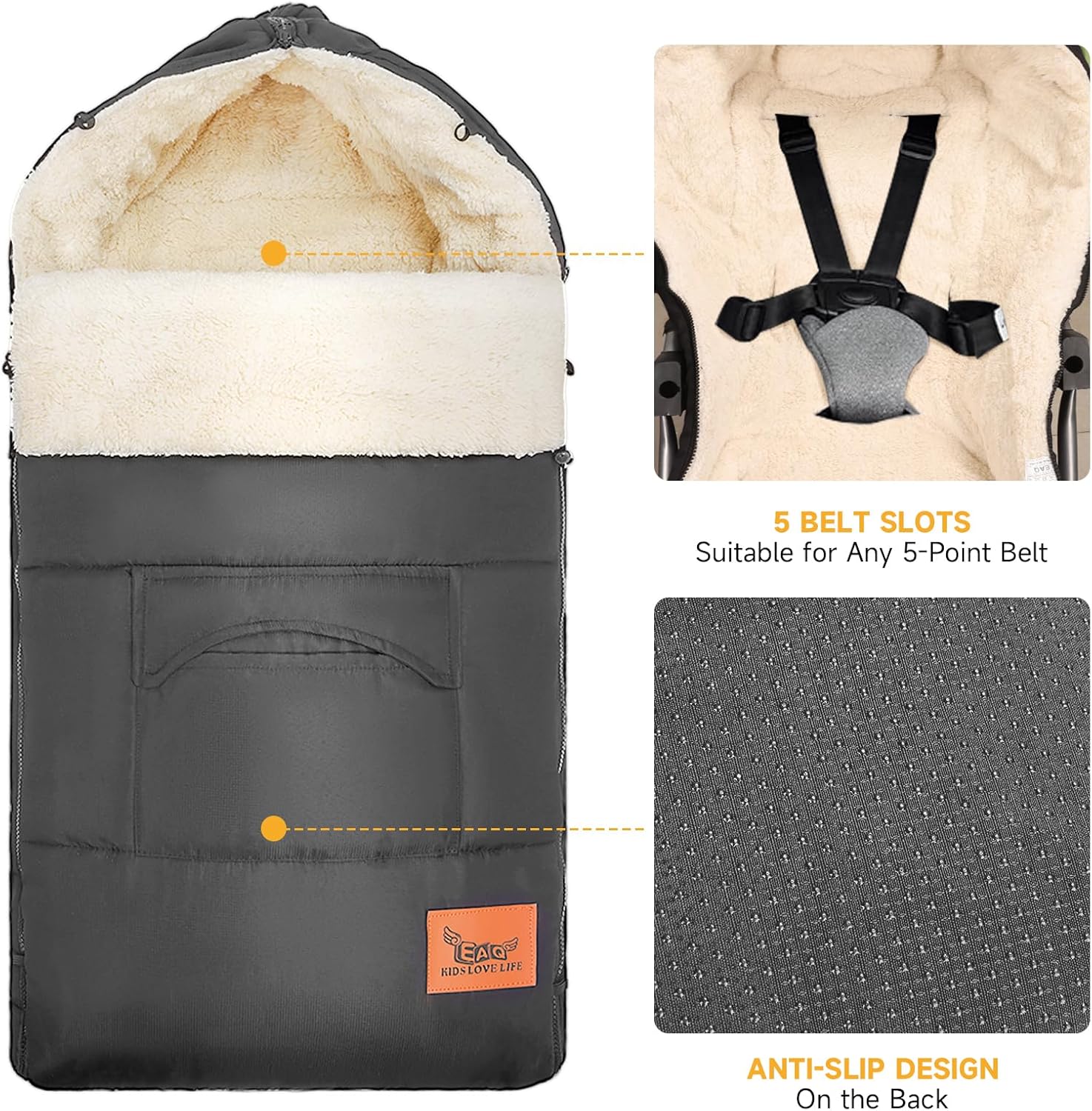 Thumbnail 2 de EAQ Cosytoes Footmuff Baby Pushchair