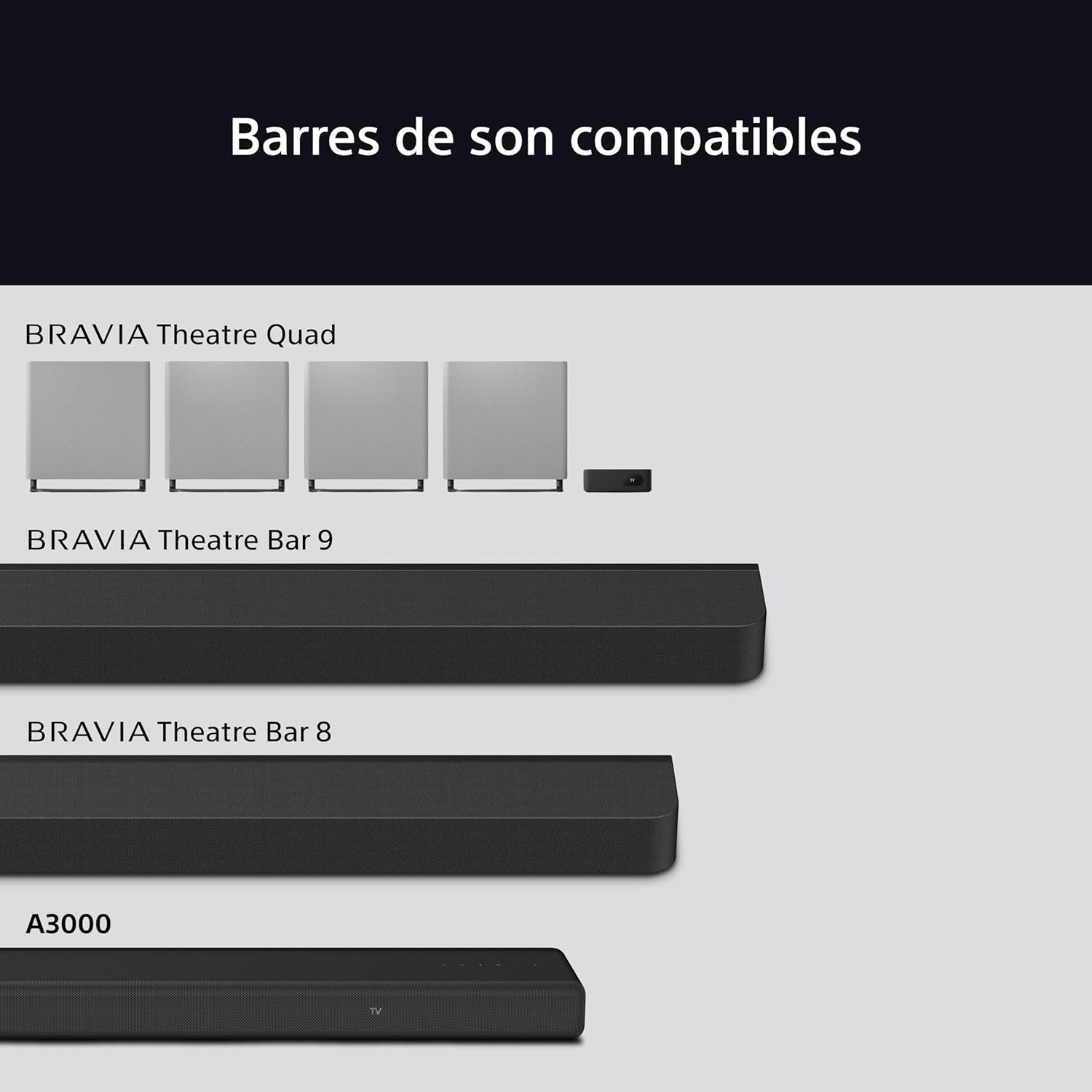 Thumbnail 6 de Caisson de Basses sans Fil Sony BRAVIA Theatre Sub 7 – Basses profondes 100 W, design compact et installation facile