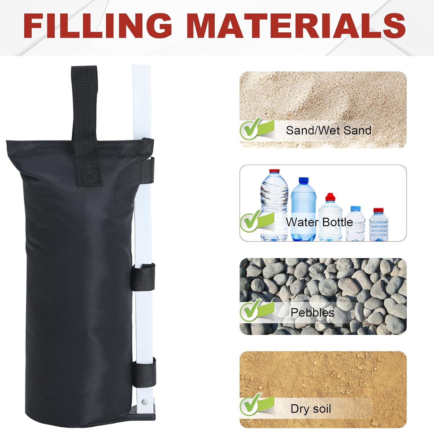 Thumbnail 3 de ABCCANOPY Canopy Sandbags 150 lb