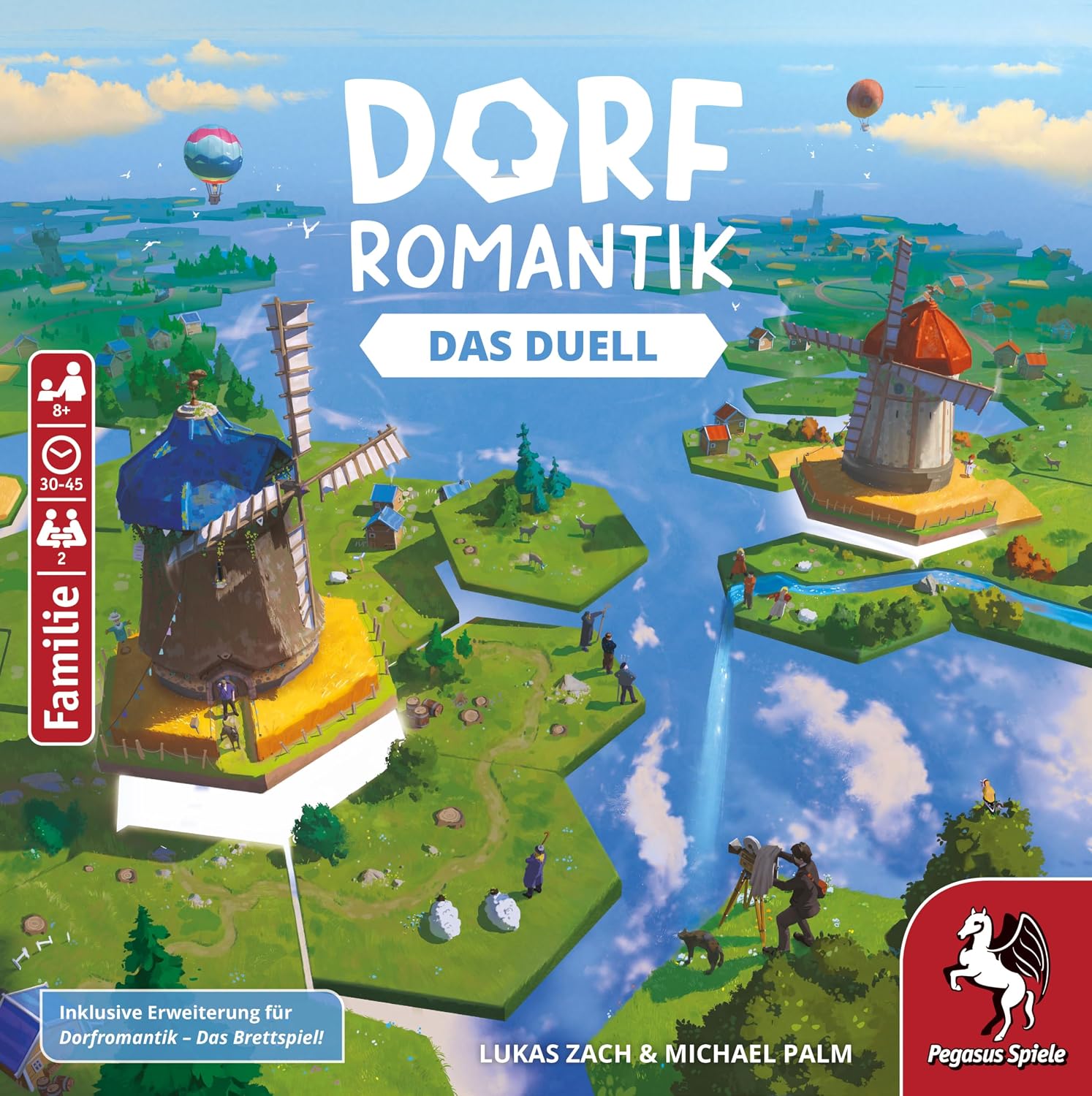 Detalle 2 de Pegasus Spiele Dorfomantik â Das Duell đČ