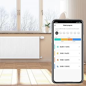 Thumbnail 5 de SALCAR TRV603 Thermostat Wi‑Fi thermostatique compatible Alexa 3 modes ♨