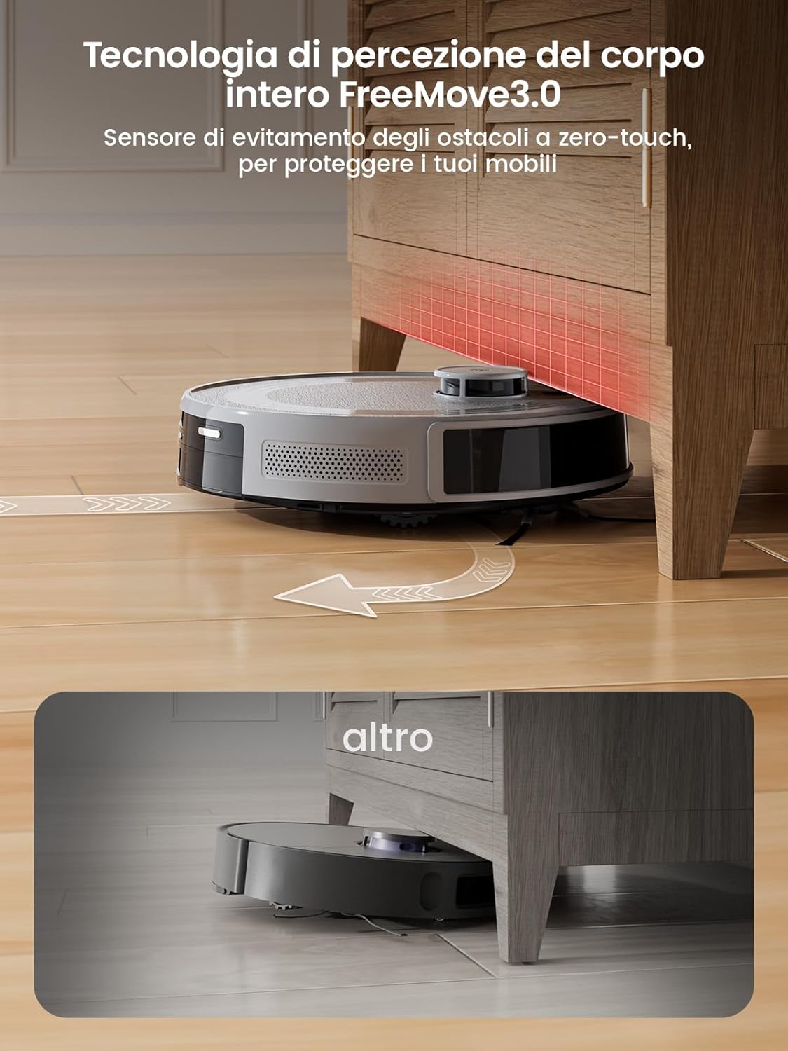 Thumbnail 3 de Lefant M2: robot aspirapolvere lavapavimenti con mappatura laser e controllo smart