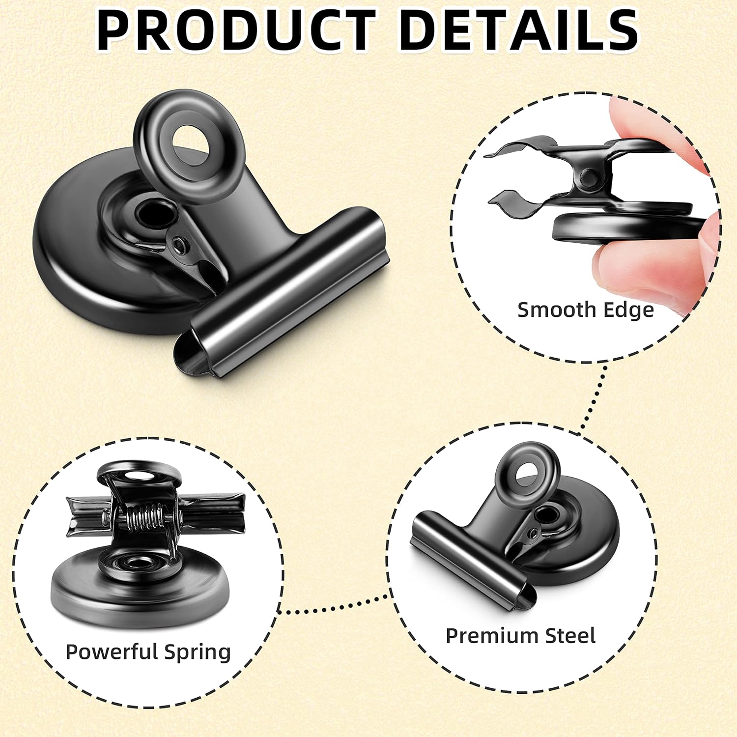 Detalle 2 de Grtard 12-Pack Magnetic Clips ⚙