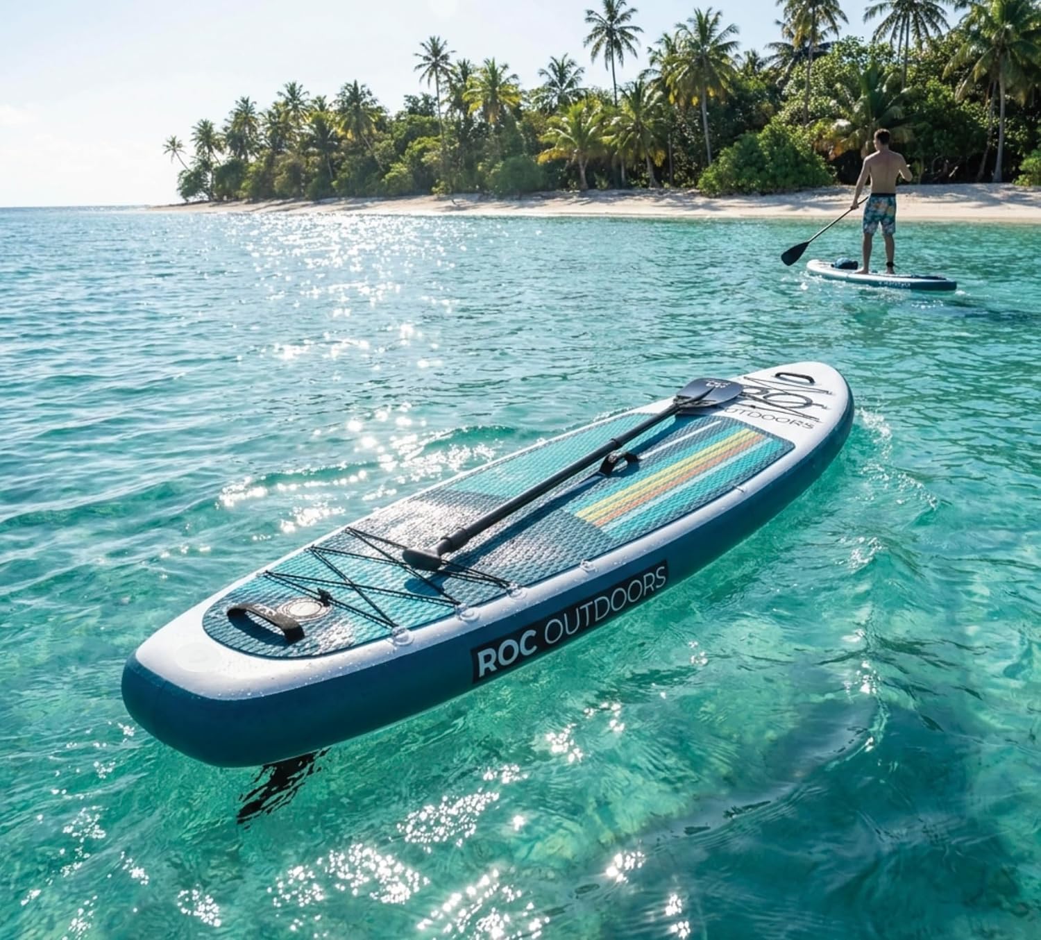Detalle 2 de Roc Inflatable Stand Up Paddle Board 10'6" with Premium SUP Paddle & Accessories