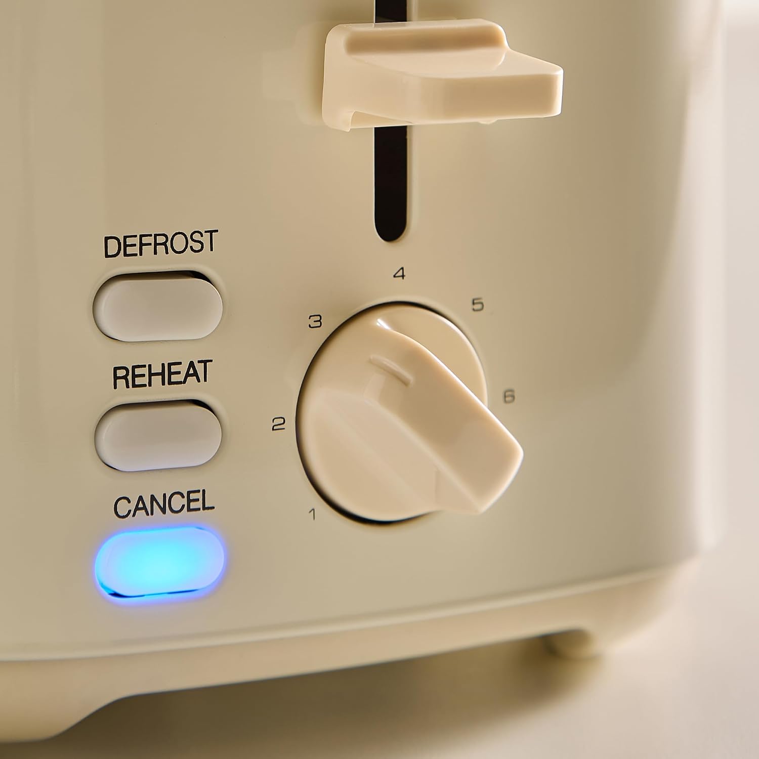 Detalle de Morphy Richards Equip 2 Slice Toaster (222065) - Defrost, Reheat & Variable Browning in Cream