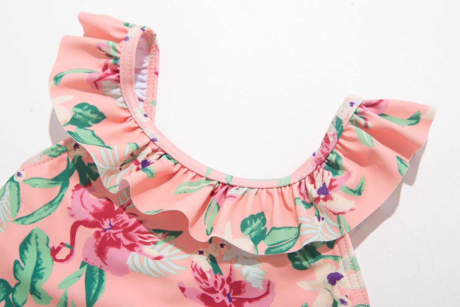 Thumbnail 1 de BONVERANO Kleiner Mädchen Schwimmanzug UV-Schutz Blumenmuster (UPF 50+)
