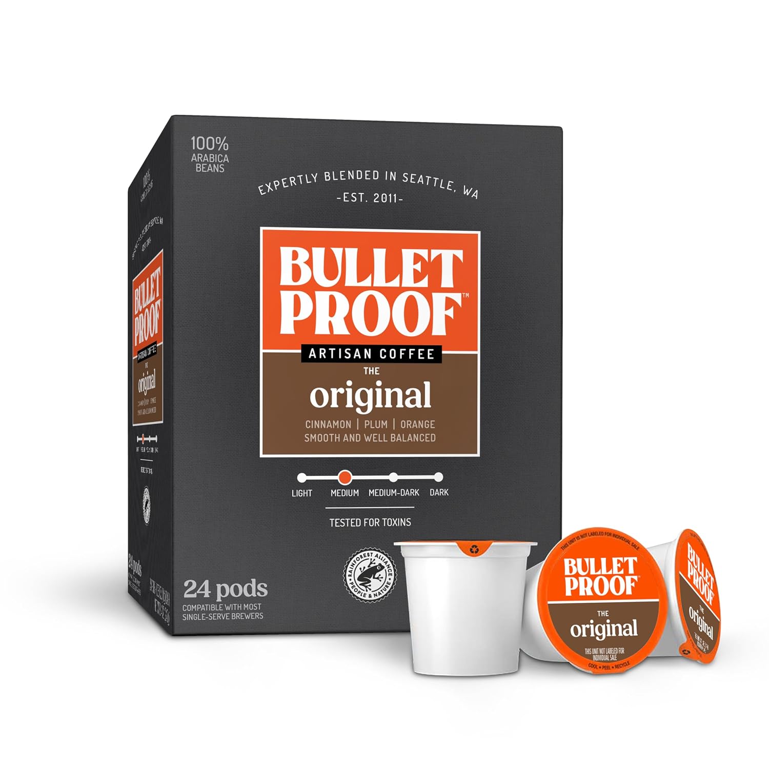 Detalle de Bulletproof Coffee Pods, Medium Roast