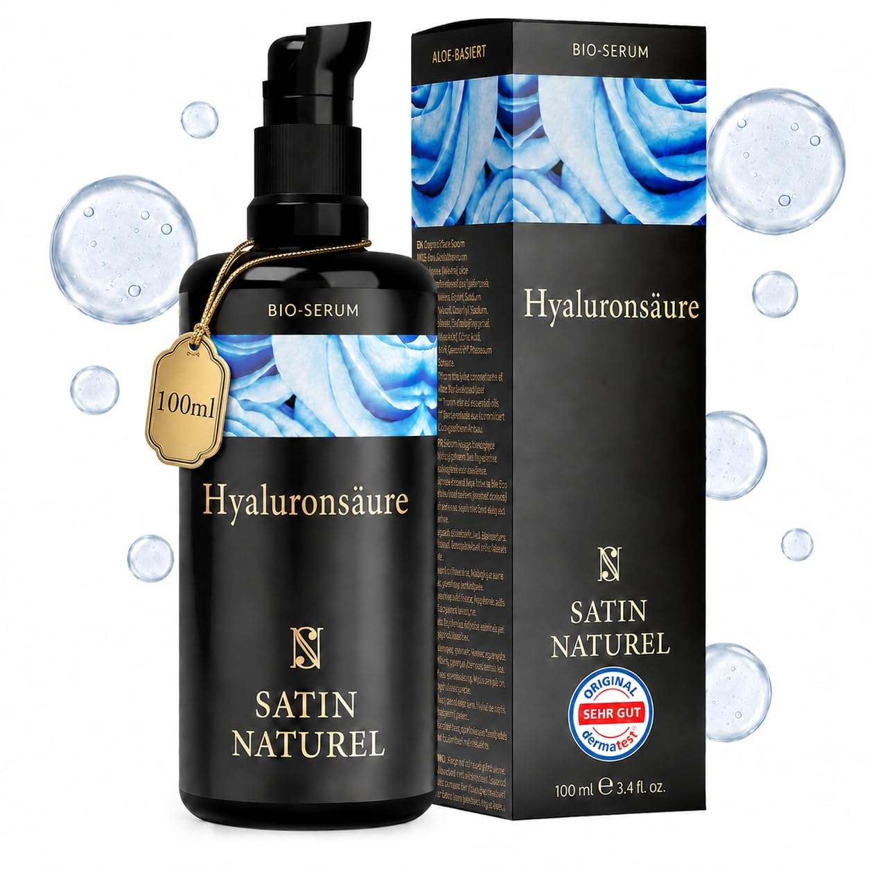 Detalle de Satin Naturel Hyaluron Serum 100ml