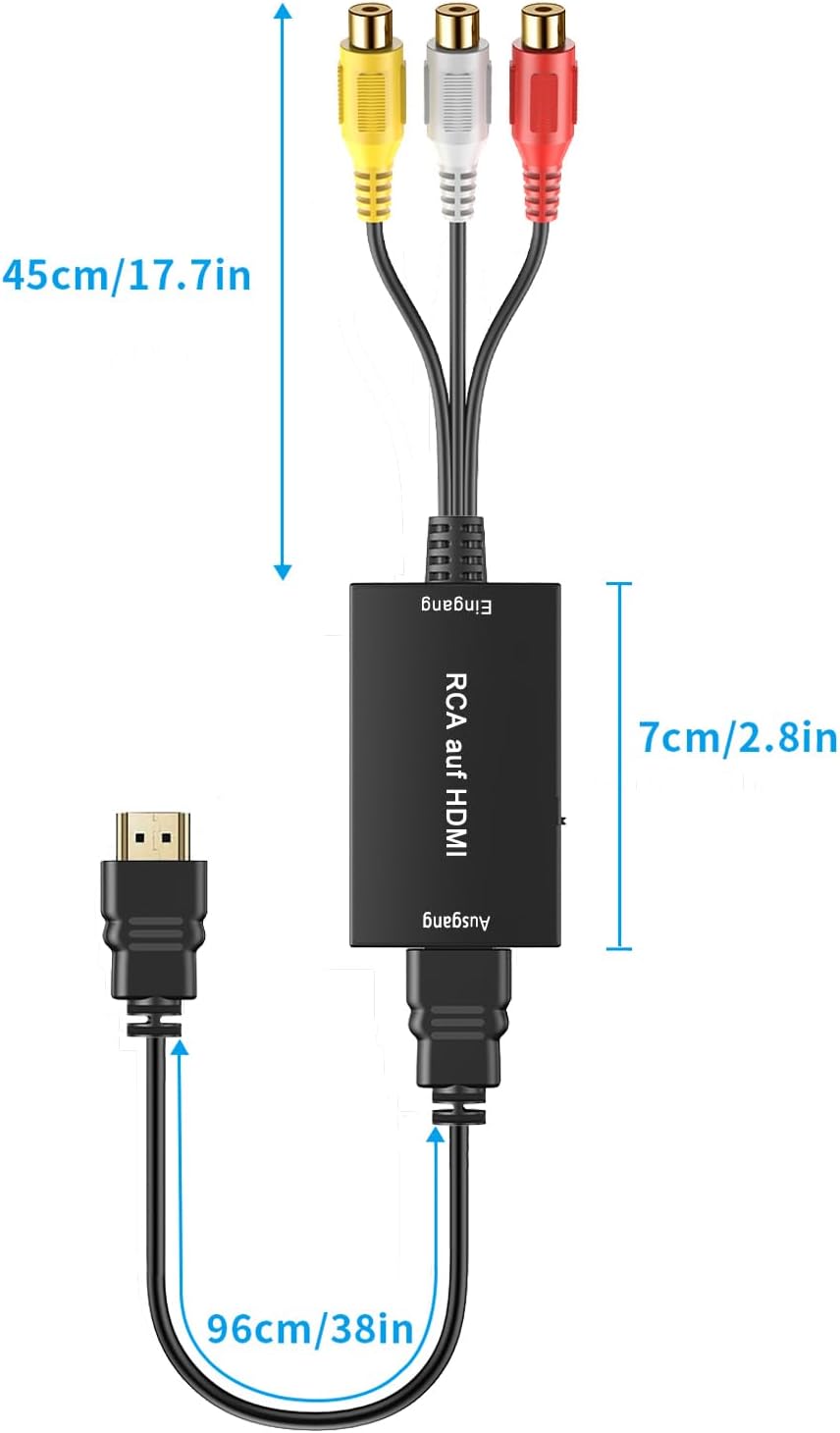 Thumbnail 4 de uhddadi RCA auf HDMI Konverter 1080P