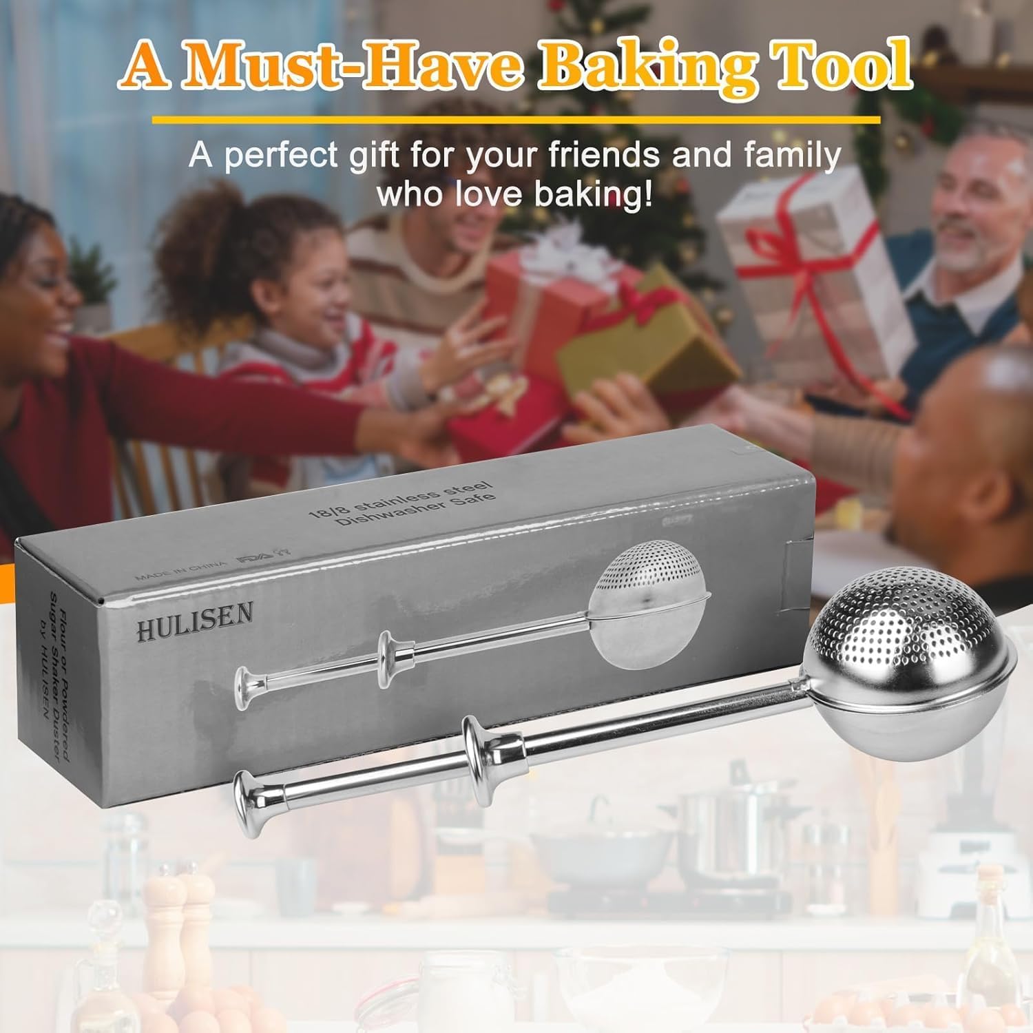 Thumbnail 5 de HULISEN Flour Duster, 304 Stainless Steel