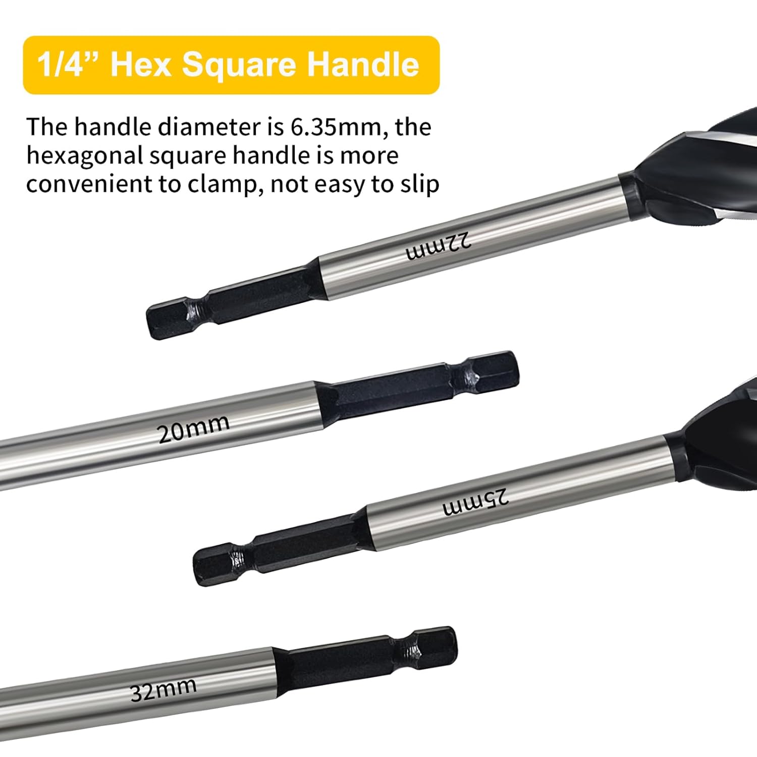 Thumbnail 4 de HPMAISON Holzbohrer-Set (8-teilig) 10–32 mm mit 1/4-Zoll Sechskantschaft