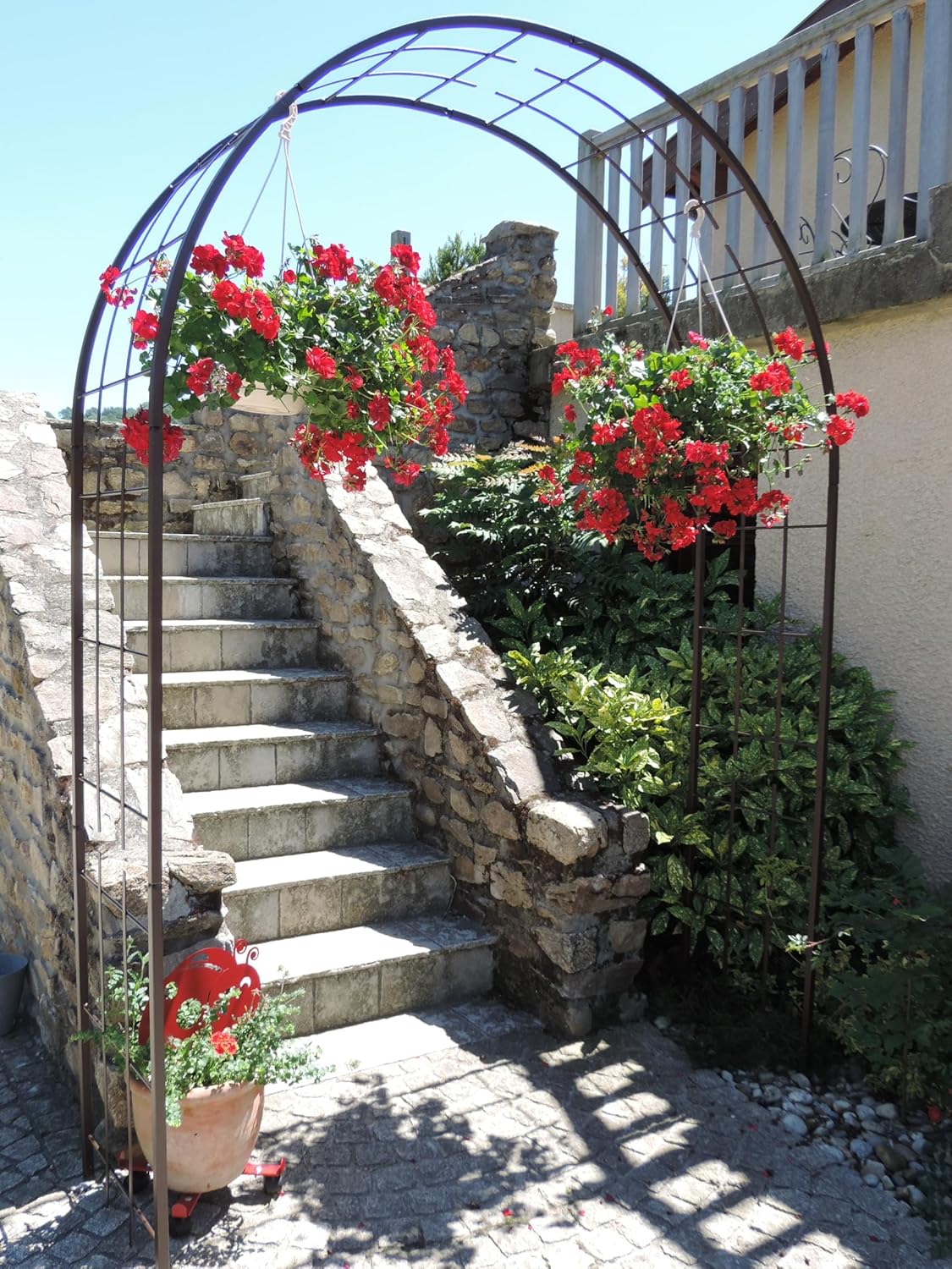 Thumbnail 4 de Louis 3006 – Arco per Piante Rampicanti in Metallo, Ferro Anticato, 180 x 50 x 250 cm
