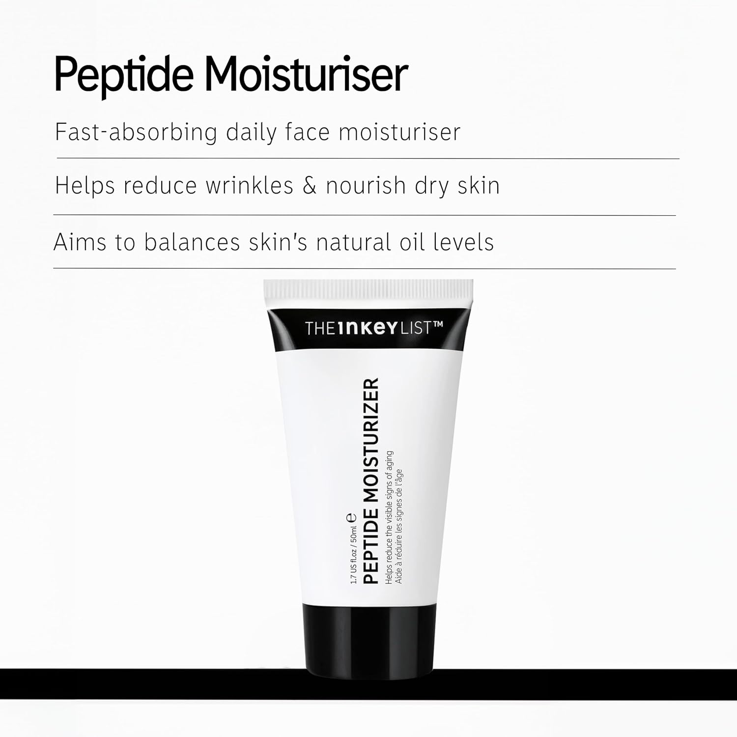 Detalle 2 de THE INKEY LIST Peptide Moisturizer 50 ml