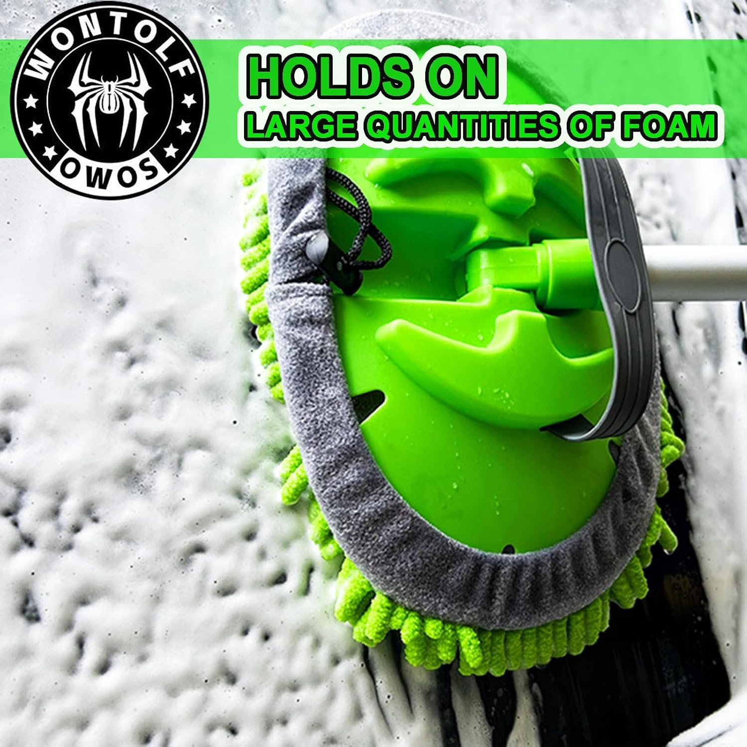 Detalle de 62'' Chenille Car Wash Brush Kit