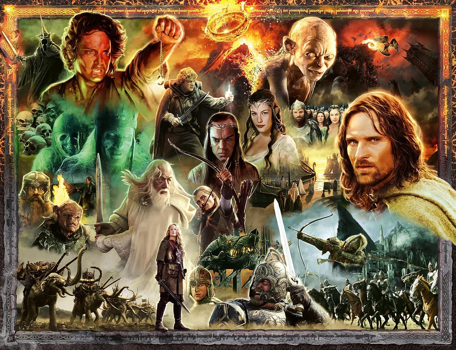 Thumbnail 2 de Ravensburger The Lord of the Rings: The Return of the King 2000-Piece Jigsaw Puzzle (Age 12+)
