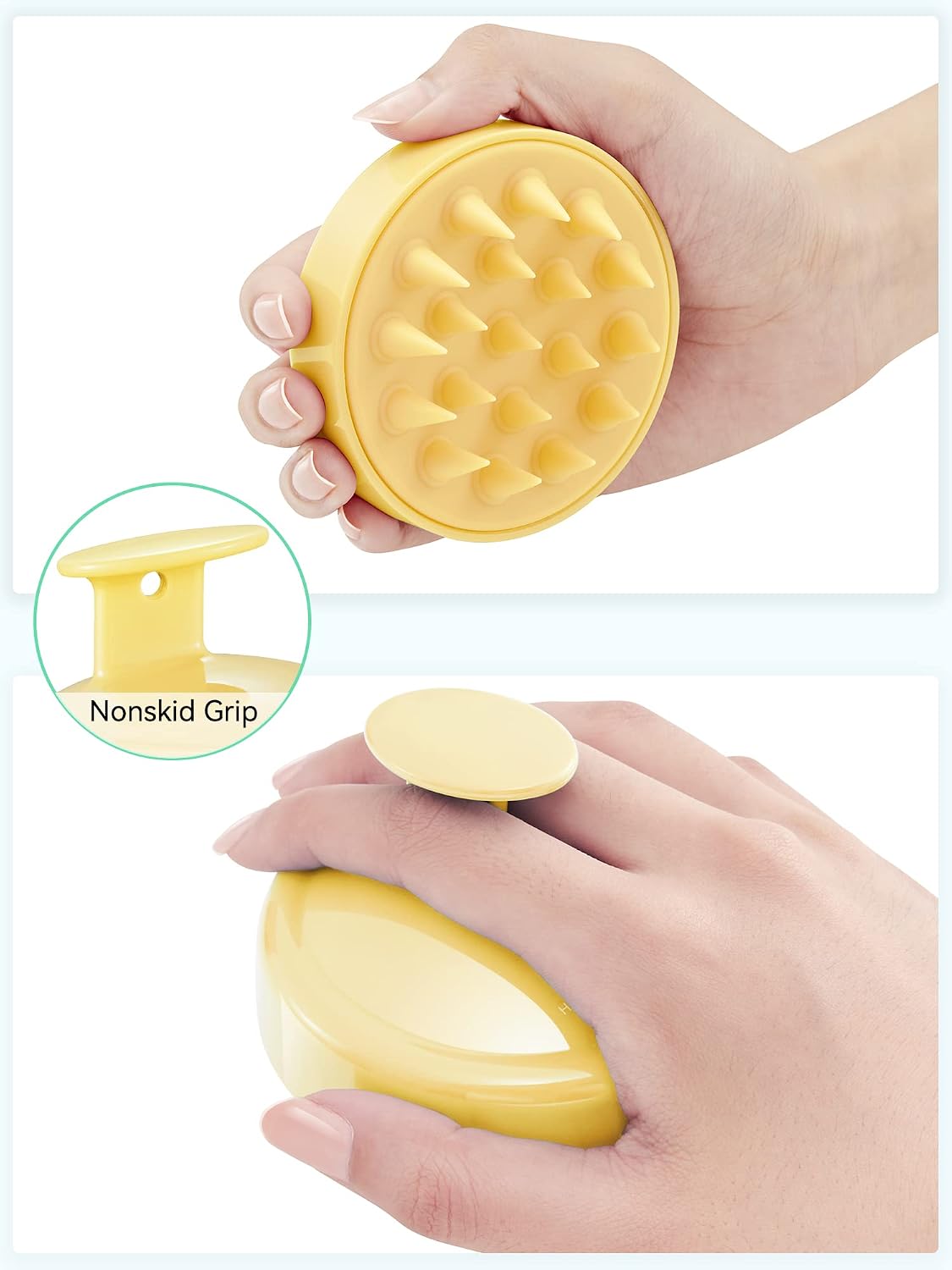 Detalle 2 de HEETA Scalp Massager with Silicone Bristles