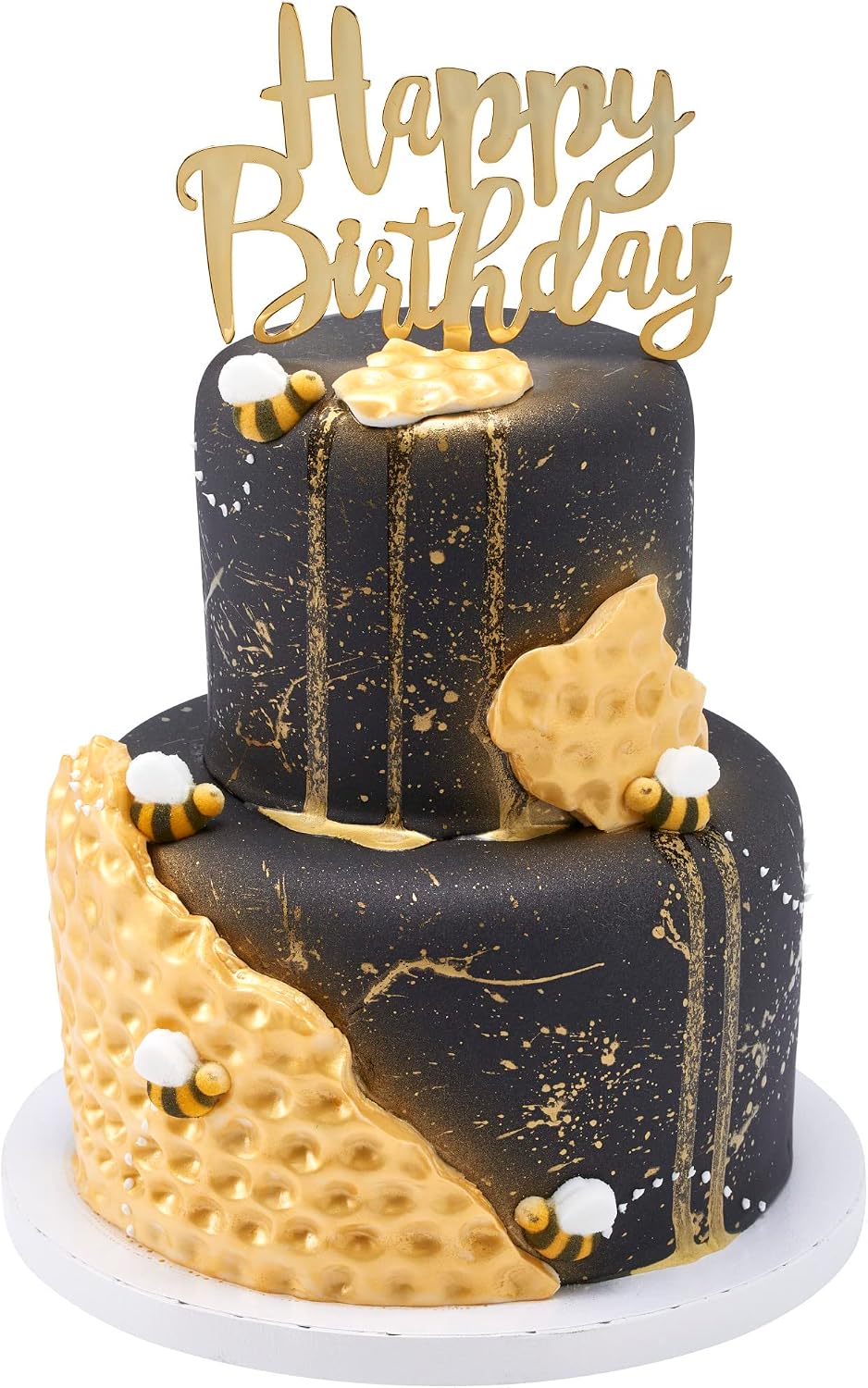 Detalle 1 de Lucks Dec-Ons Molded Sugar Bumble Bee Cake Toppers, 1-Inch, 176 Count