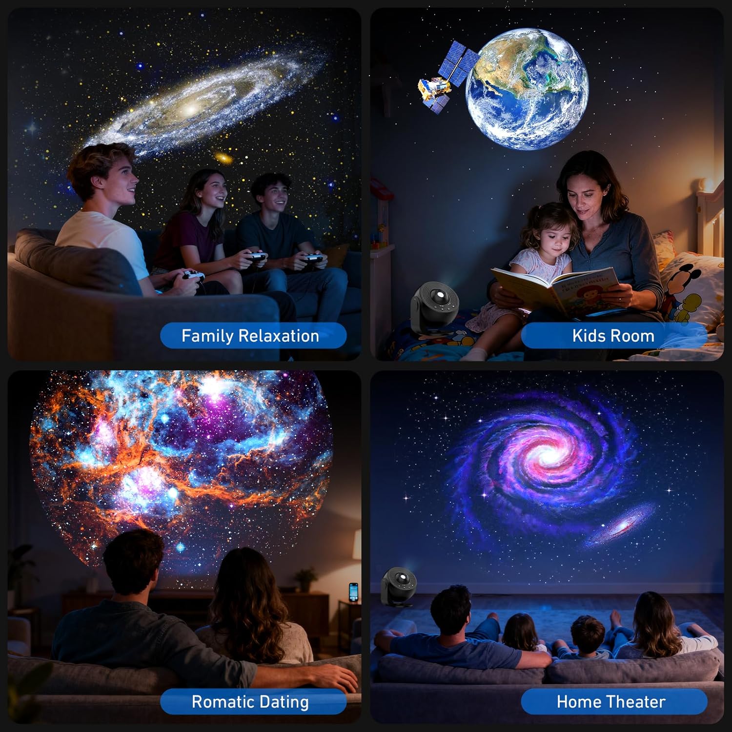 Thumbnail 6 de YunLone Galaxy Projector 13-in-1 Home Planetarium