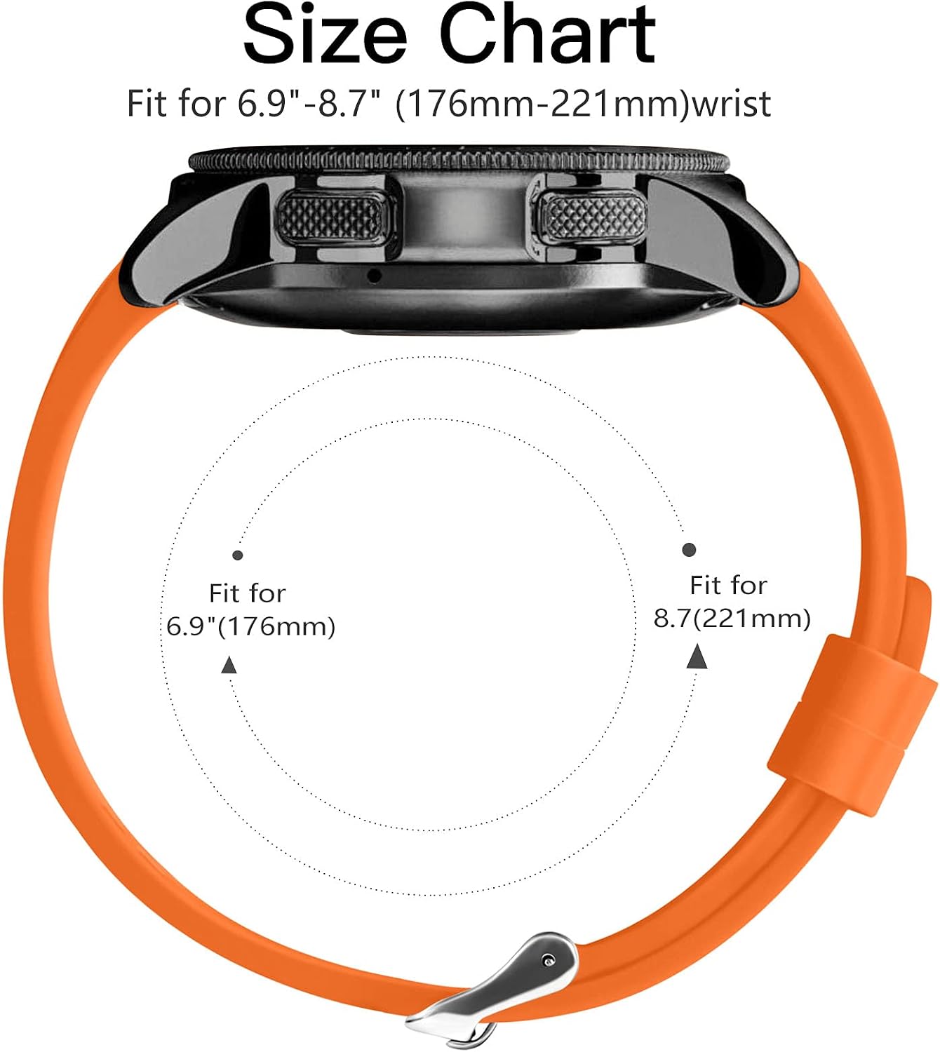 Detalle 2 de Mastten 22mm Silicone Strap 22mm