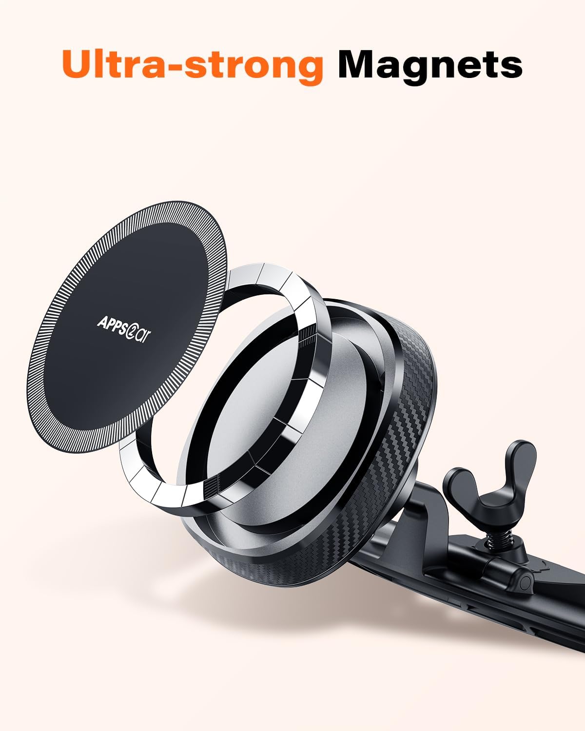 Thumbnail 1 de APPS2Car Magsafe Handyhalterung 17 Magnete