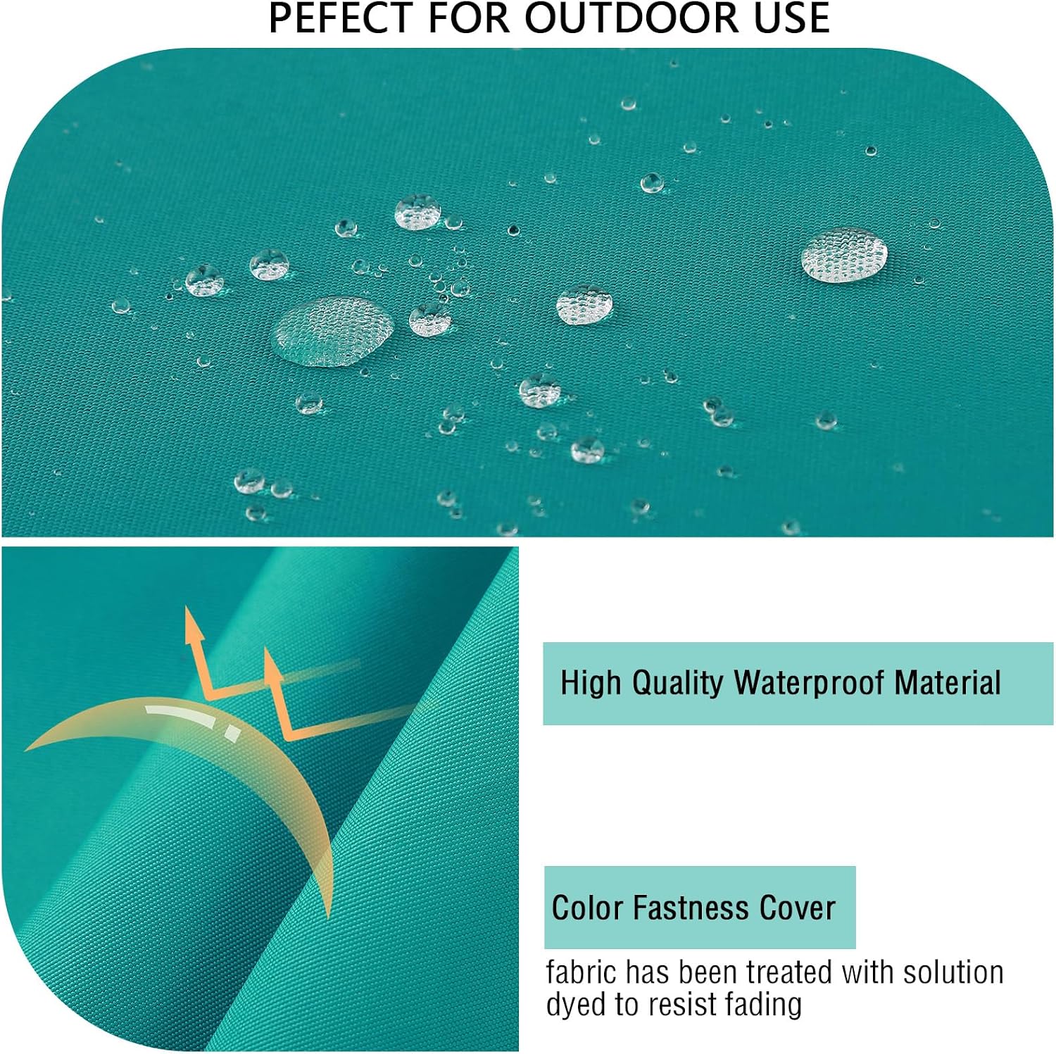 Thumbnail 3 de PRIMEPATIO Outdoor Chair Cushions 7 cm 50×50 cm