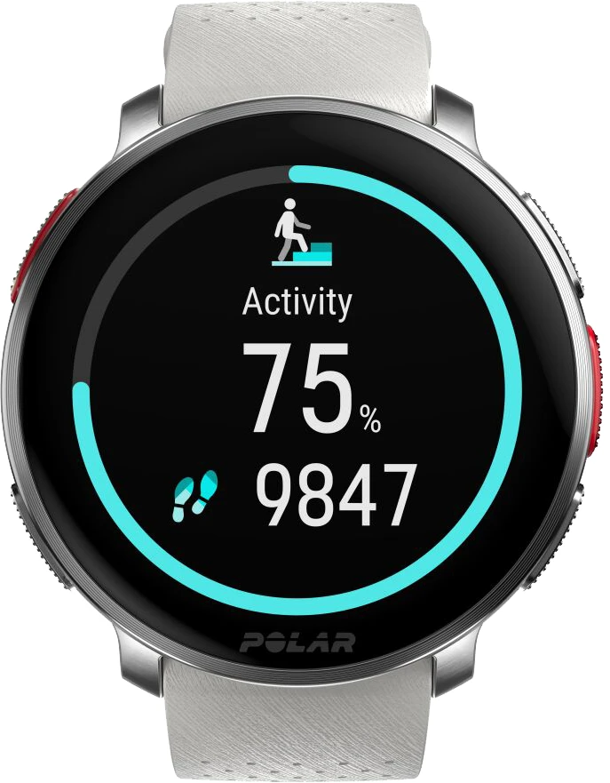 Thumbnail 3 de Polar Vantage V3 Silber/Weiß 47 mm