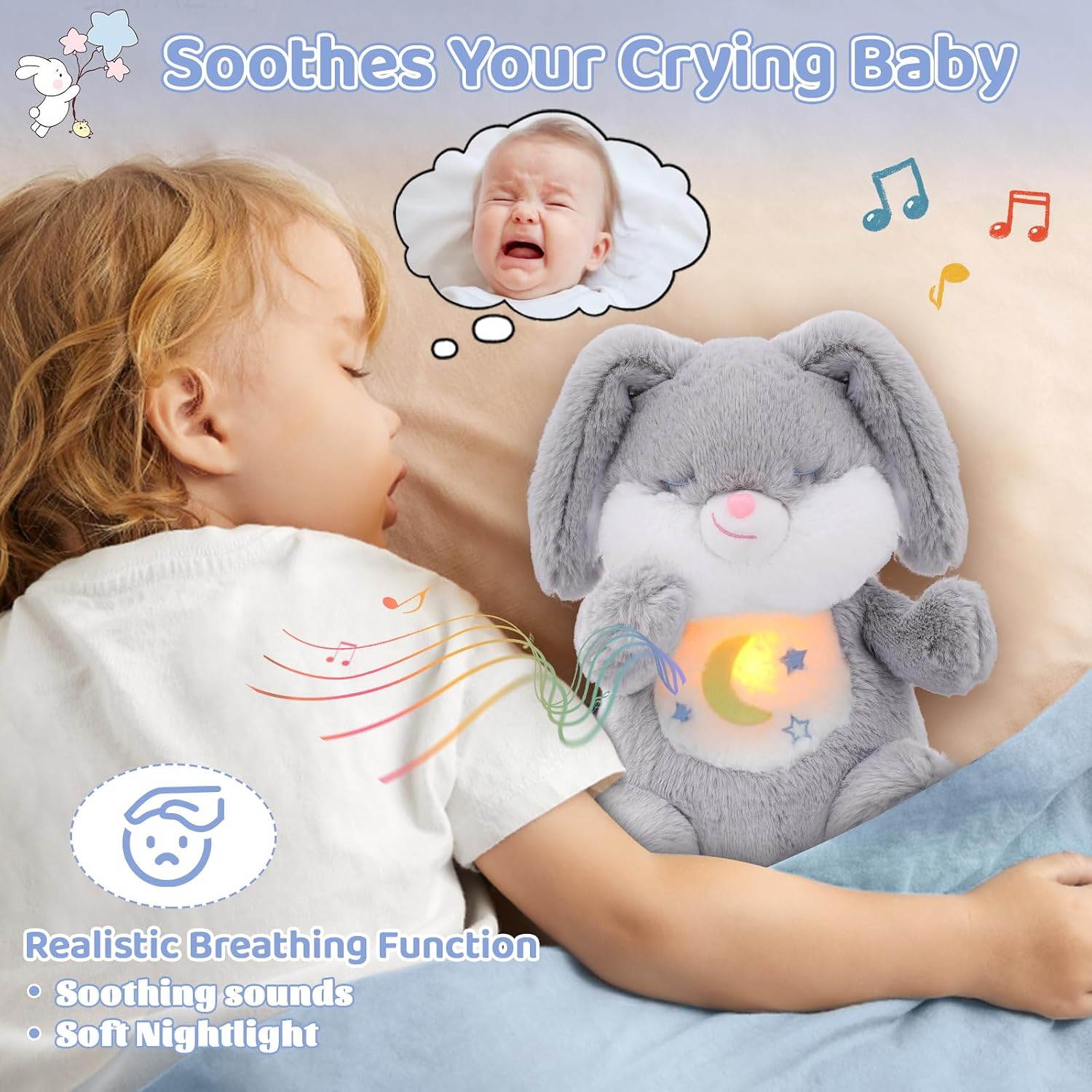 Thumbnail 6 de seOSTO Soothing Bunny Teddy 15 mins breathing