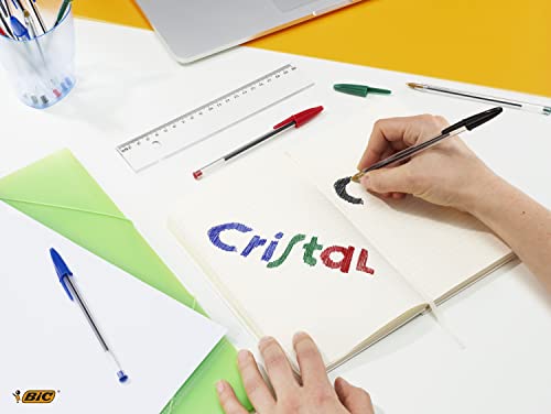 Detalle de BIC Cristal Original Set Penne Colorate A Sfera 1.0 mm, 20 Unità – Multicolore